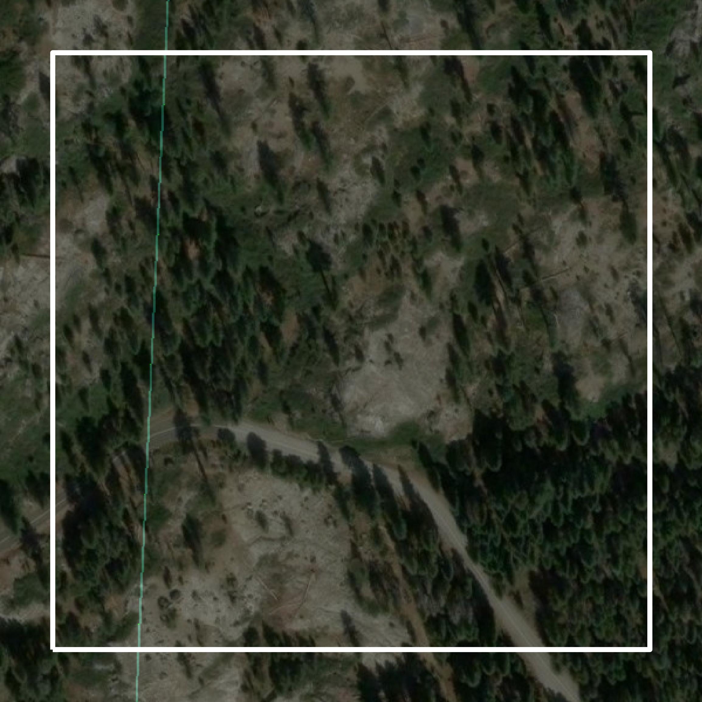 This image shows parcel and building data in Calaveras County created using GIS data in Equator.
