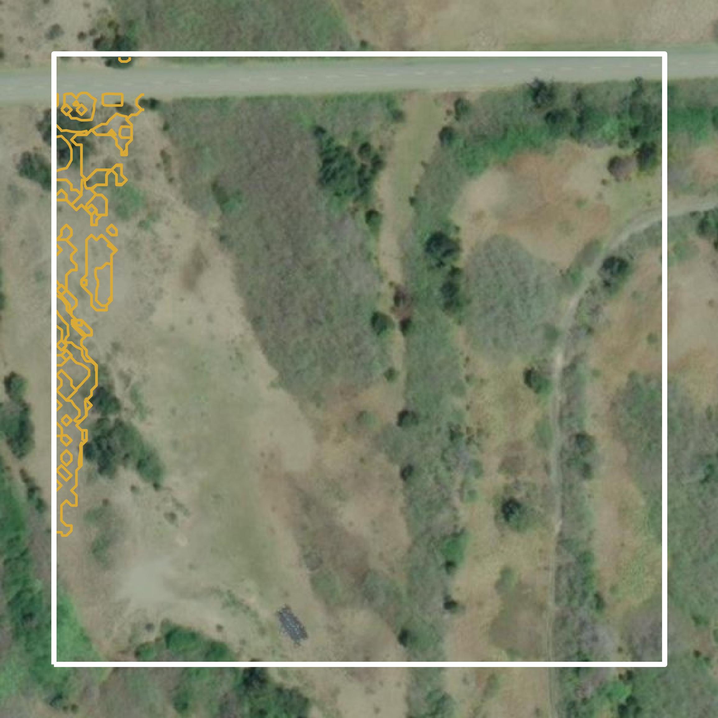 This image shows a contour map in Del Norte County created using GIS data in Equator.