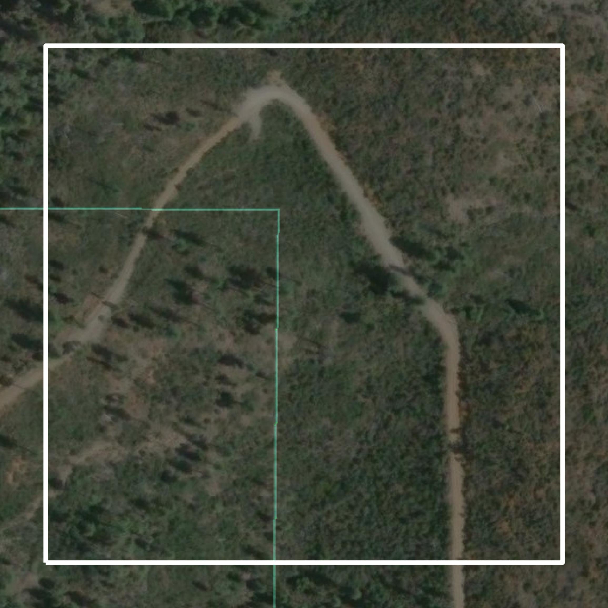 This image shows parcel and building data in Del Norte County created using GIS data in Equator.
