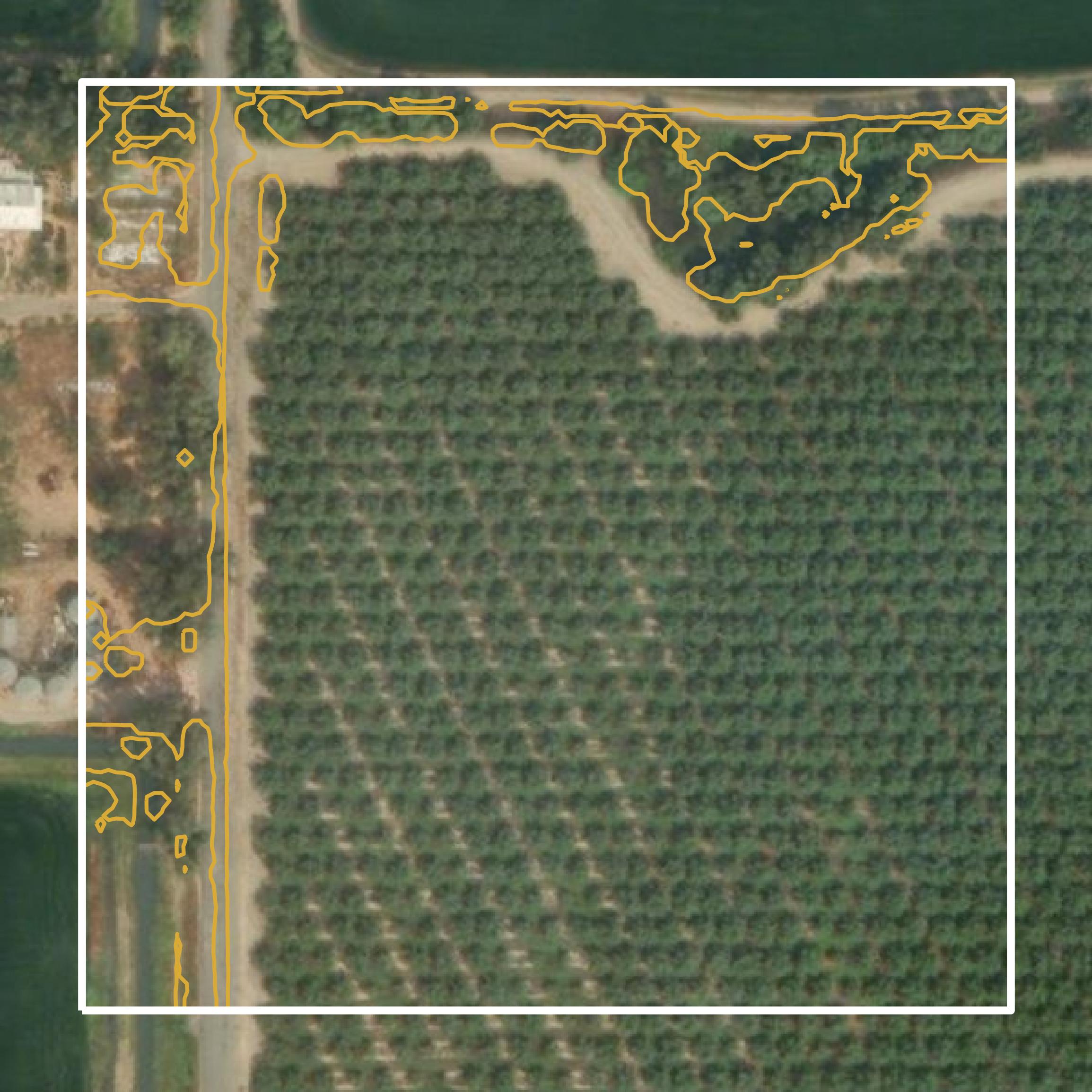 This image shows a contour map in Glenn County created using GIS data in Equator.