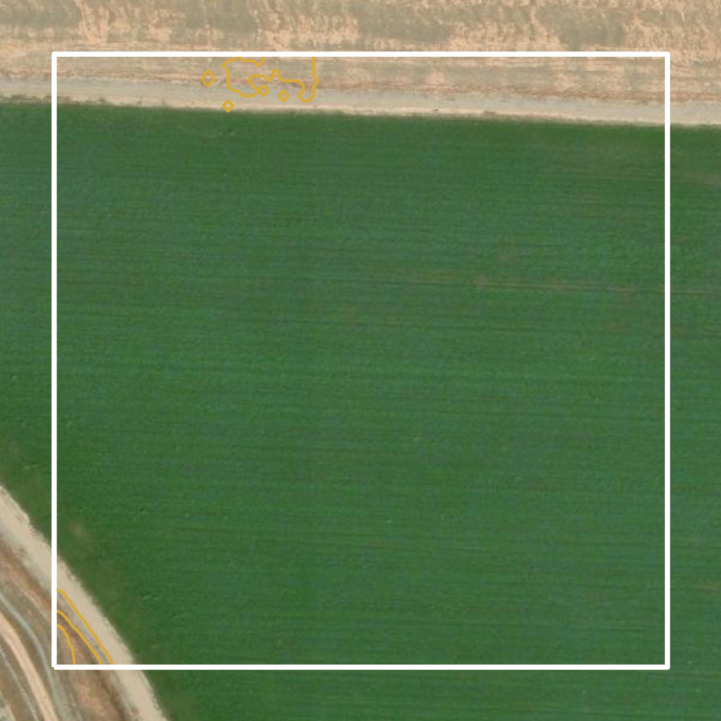 This image shows a contour map in Glenn County created using GIS data in Equator.