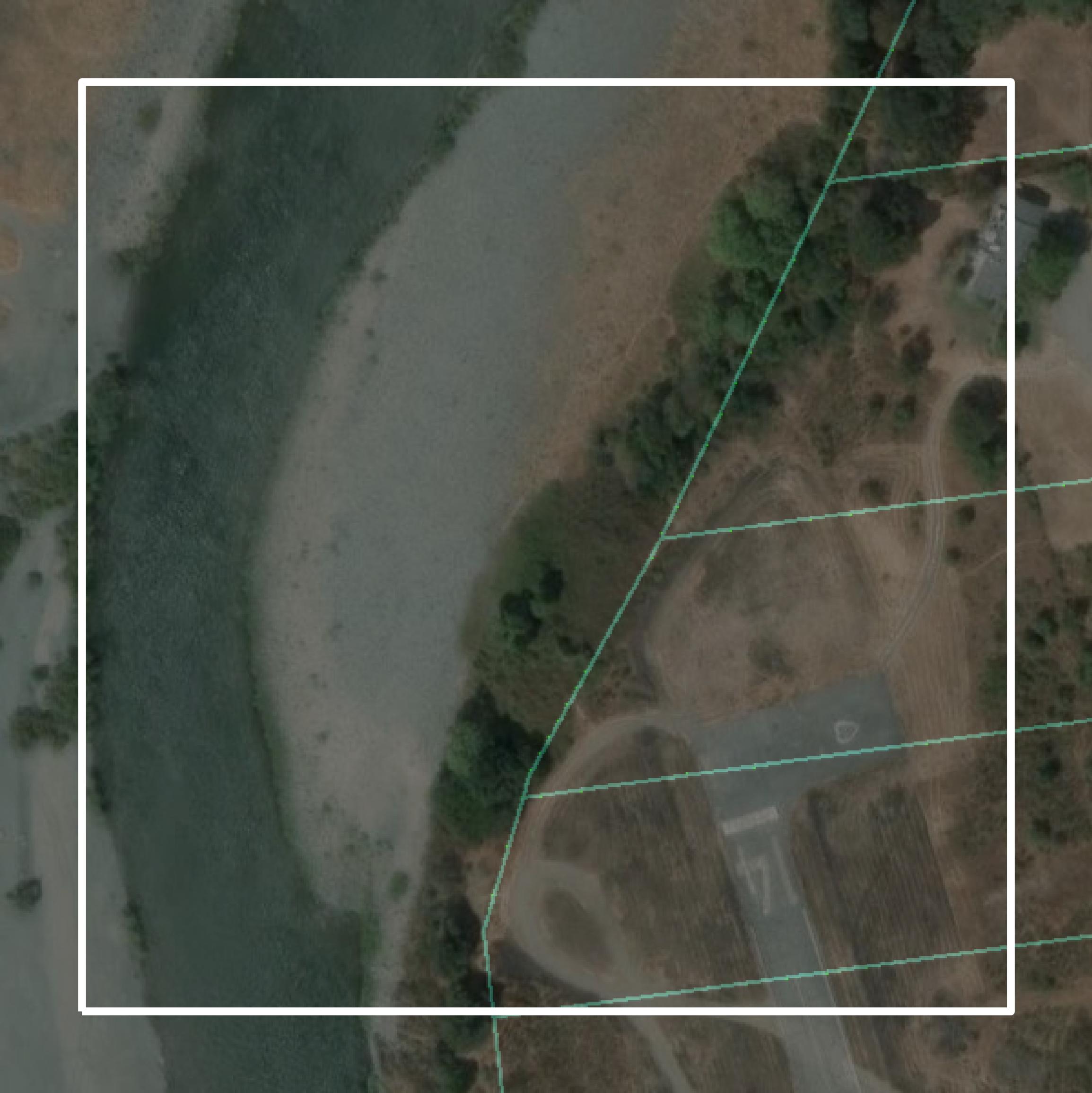 This image shows parcel and building data in Humboldt County created using GIS data in Equator.