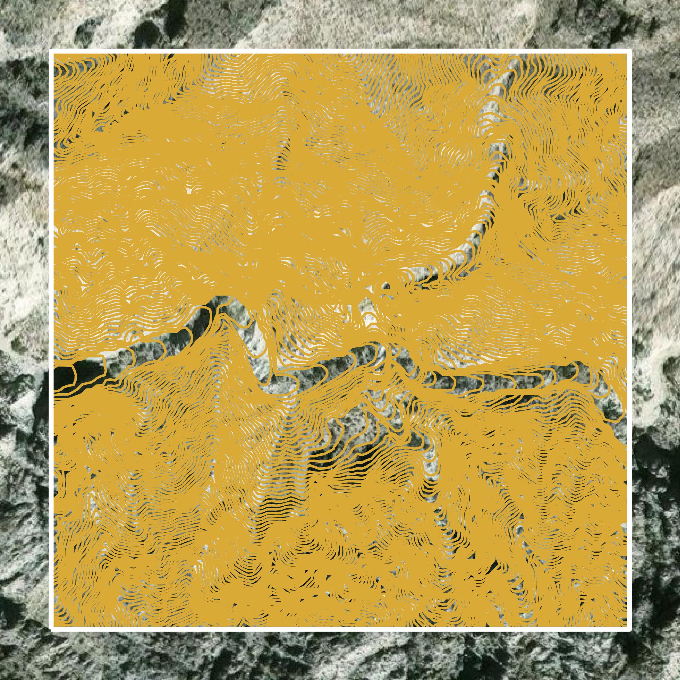 This image shows a contour map in Inyo County created using GIS data in Equator.