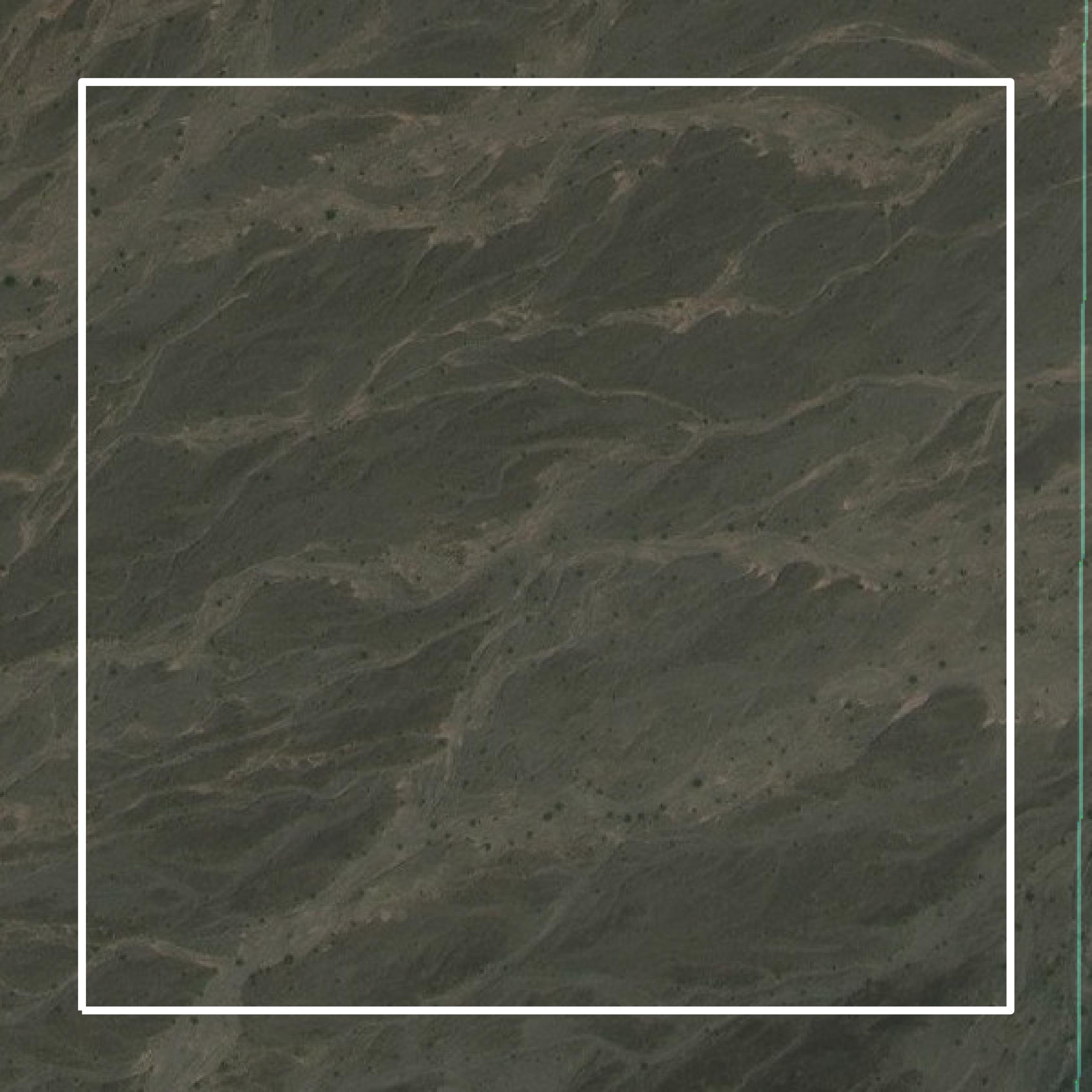 This image shows parcel and building data in Inyo County created using GIS data in Equator.