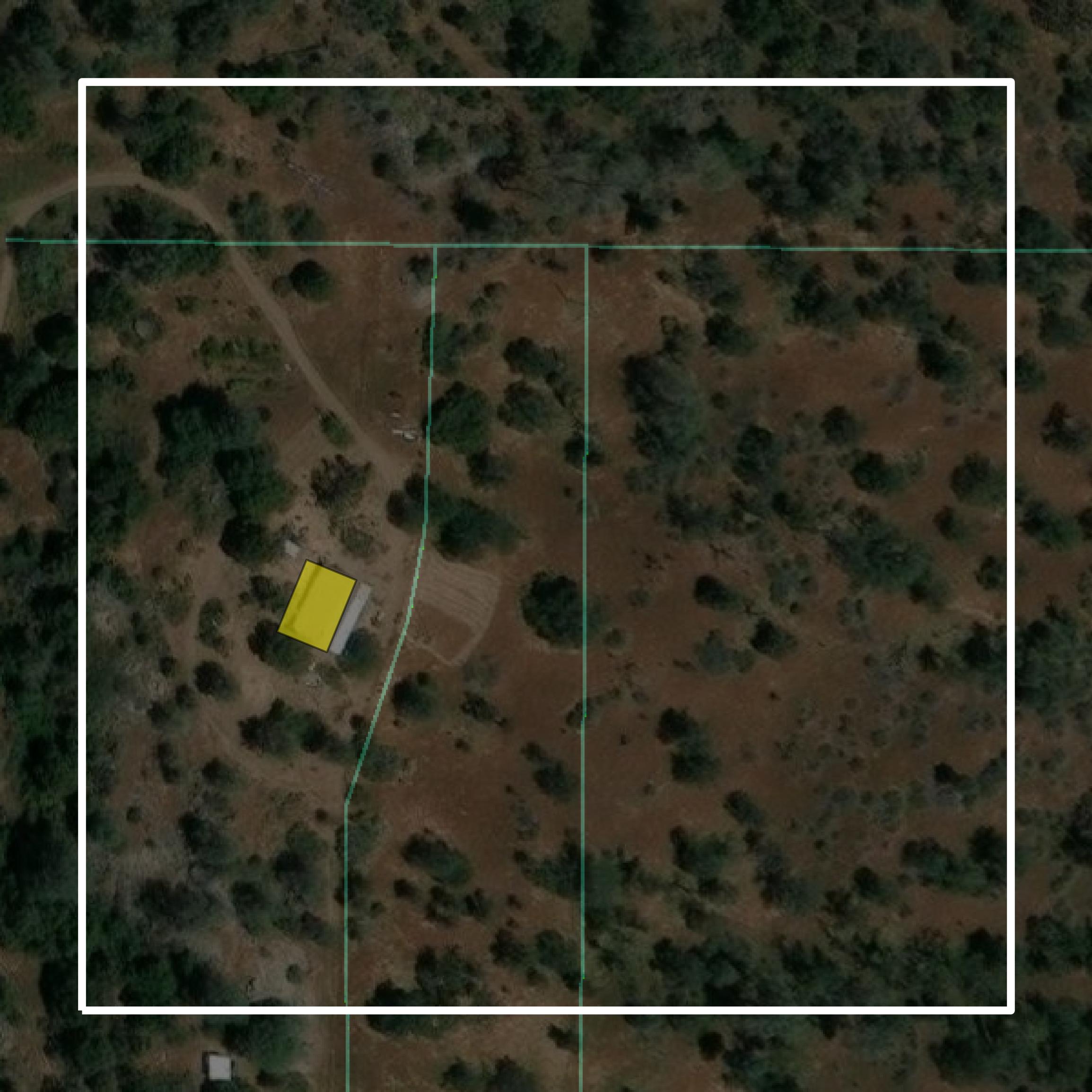 This image shows parcel and building data in Madera County created using GIS data in Equator.