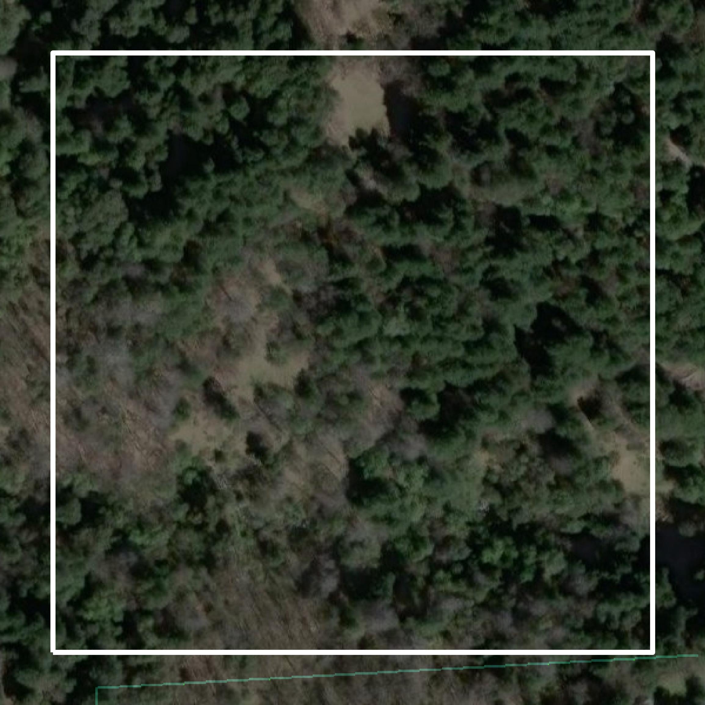 This image shows parcel and building data in Mendocino County created using GIS data in Equator.