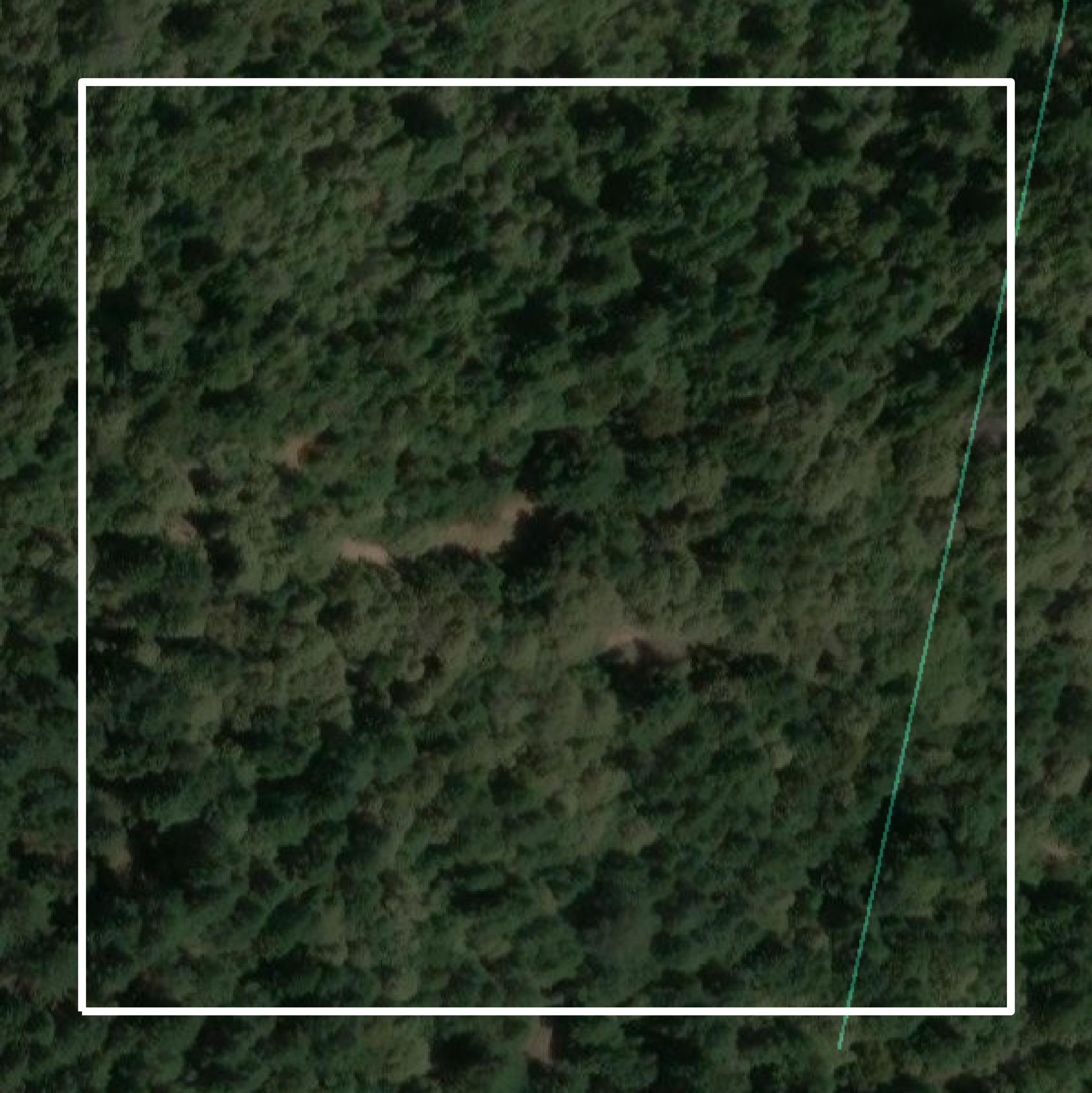 This image shows parcel and building data in Mendocino County created using GIS data in Equator.
