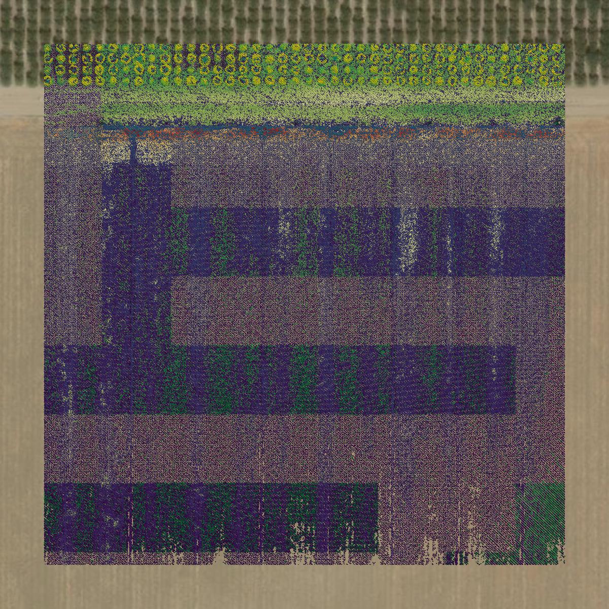 This image shows a LiDAR point cloud in Merced County created using GIS data in Equator.