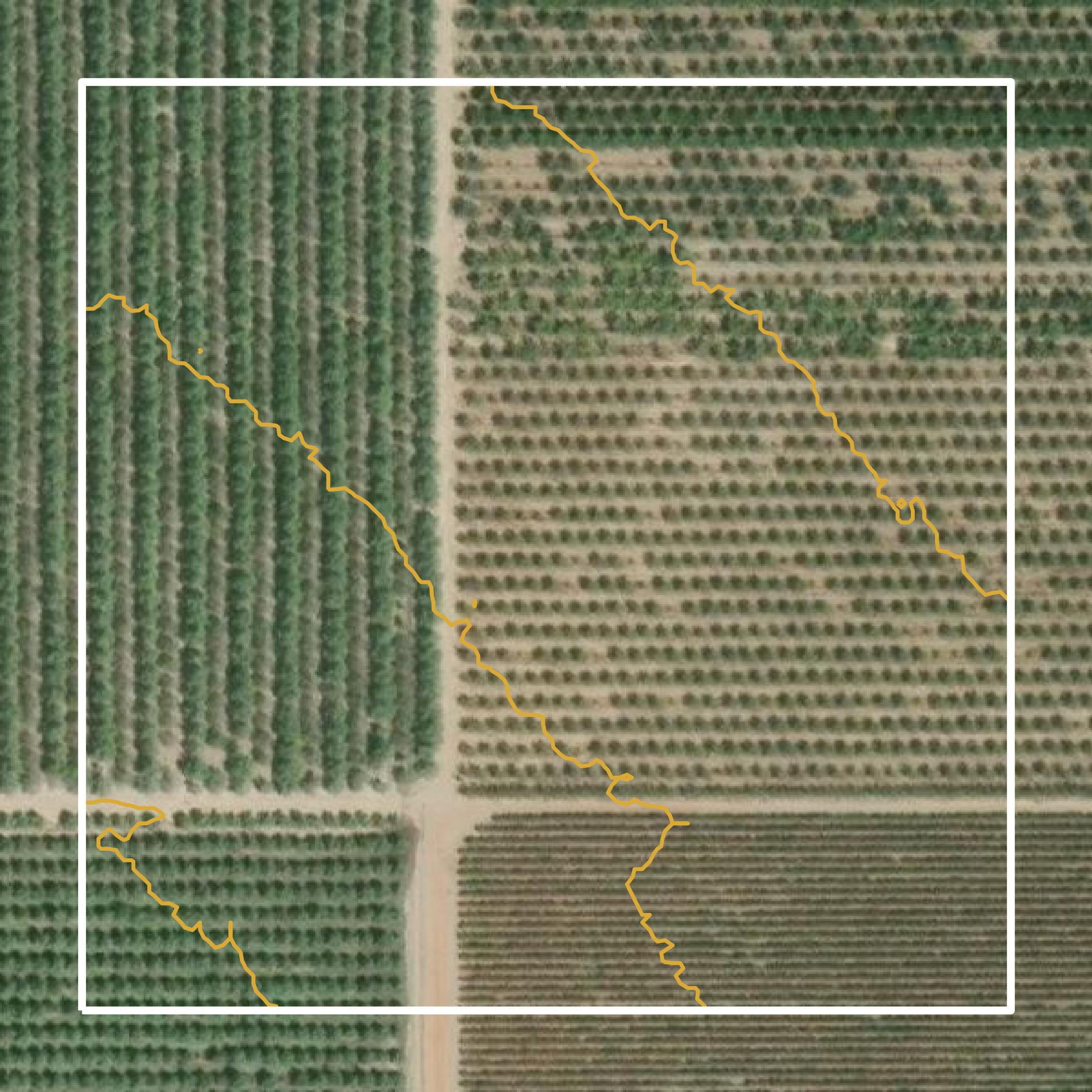 This image shows a contour map in San Joaquin County created using GIS data in Equator.