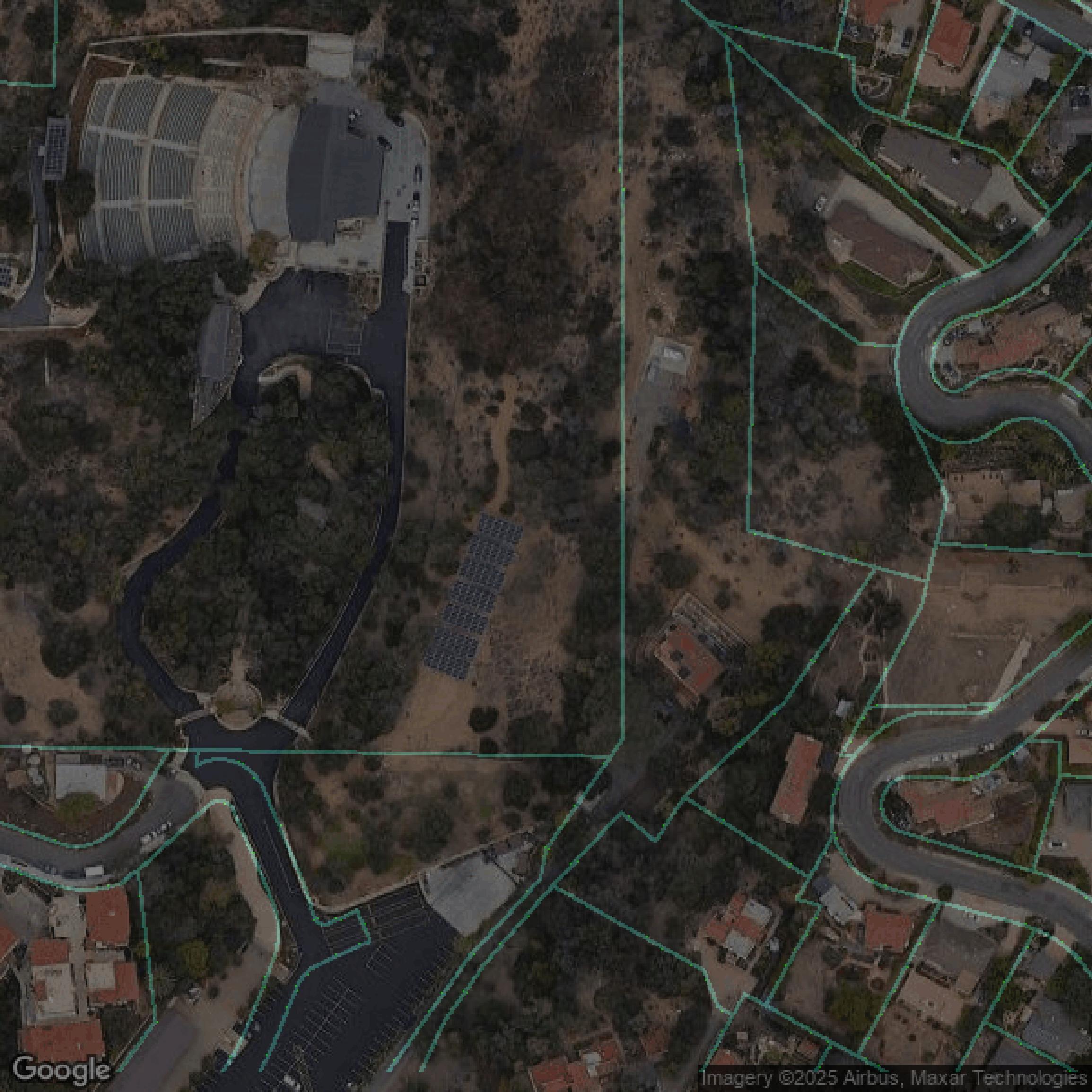 This image shows parcel data in Santa Barbara County created using GIS data in Equator.