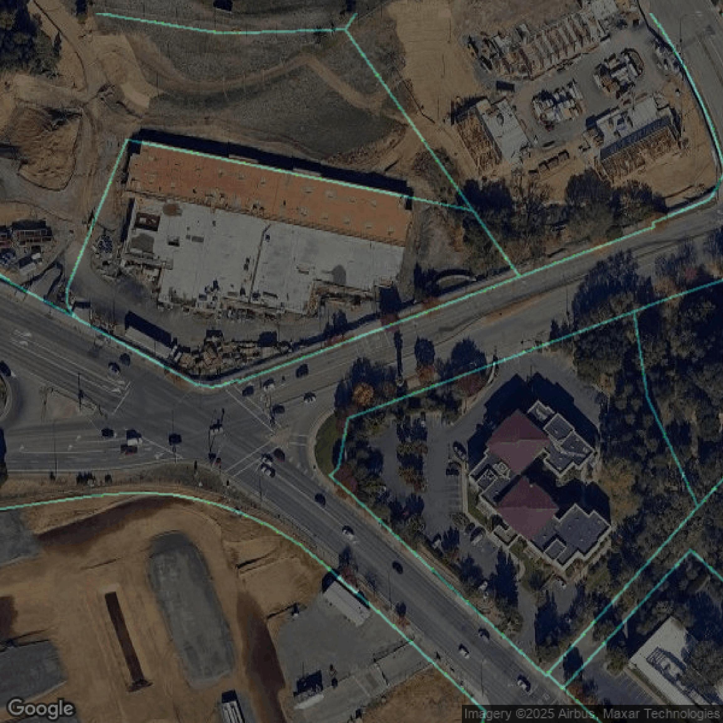 This image shows parcel data in Sonoma County created using GIS data in Equator.