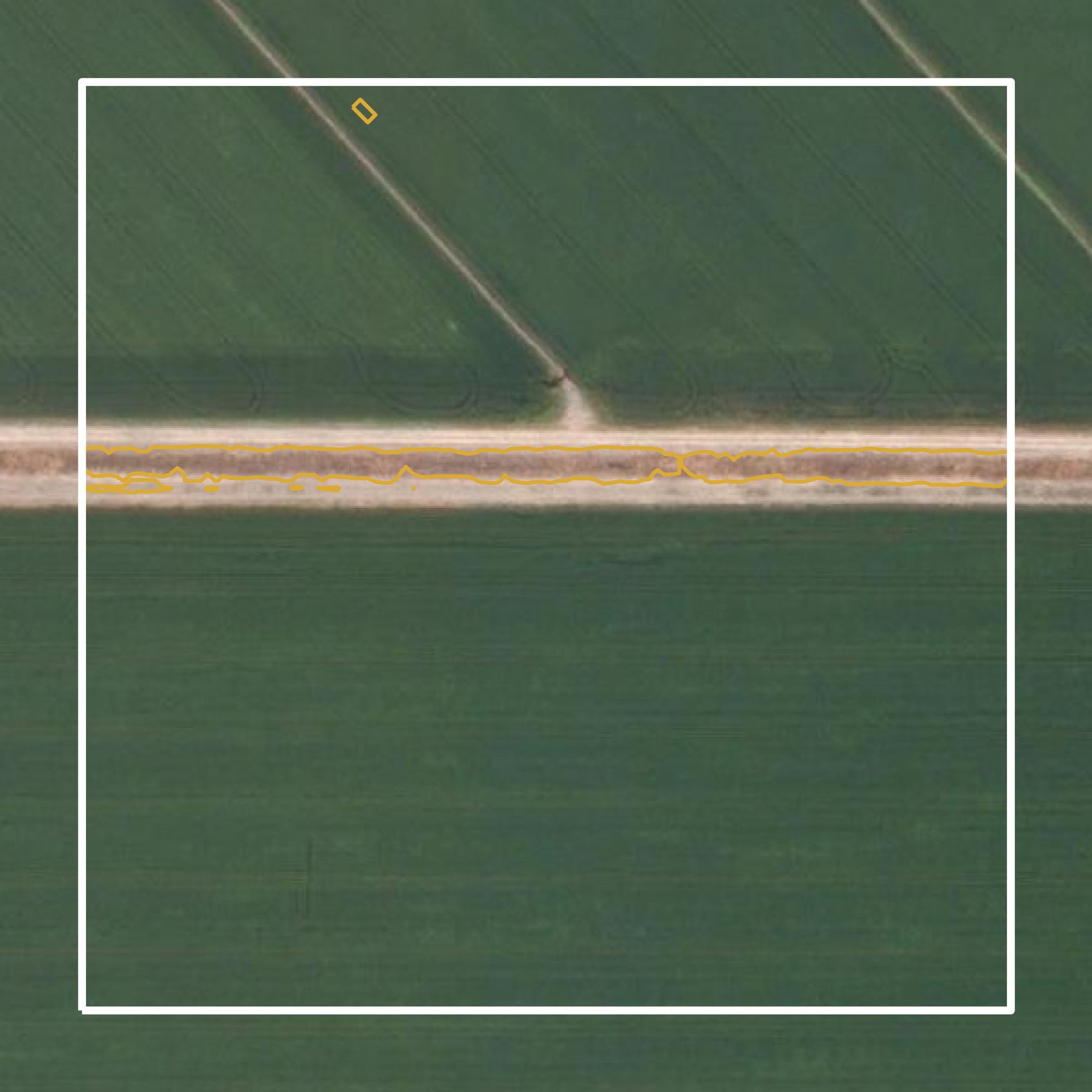 This image shows a contour map in Sutter County created using GIS data in Equator.