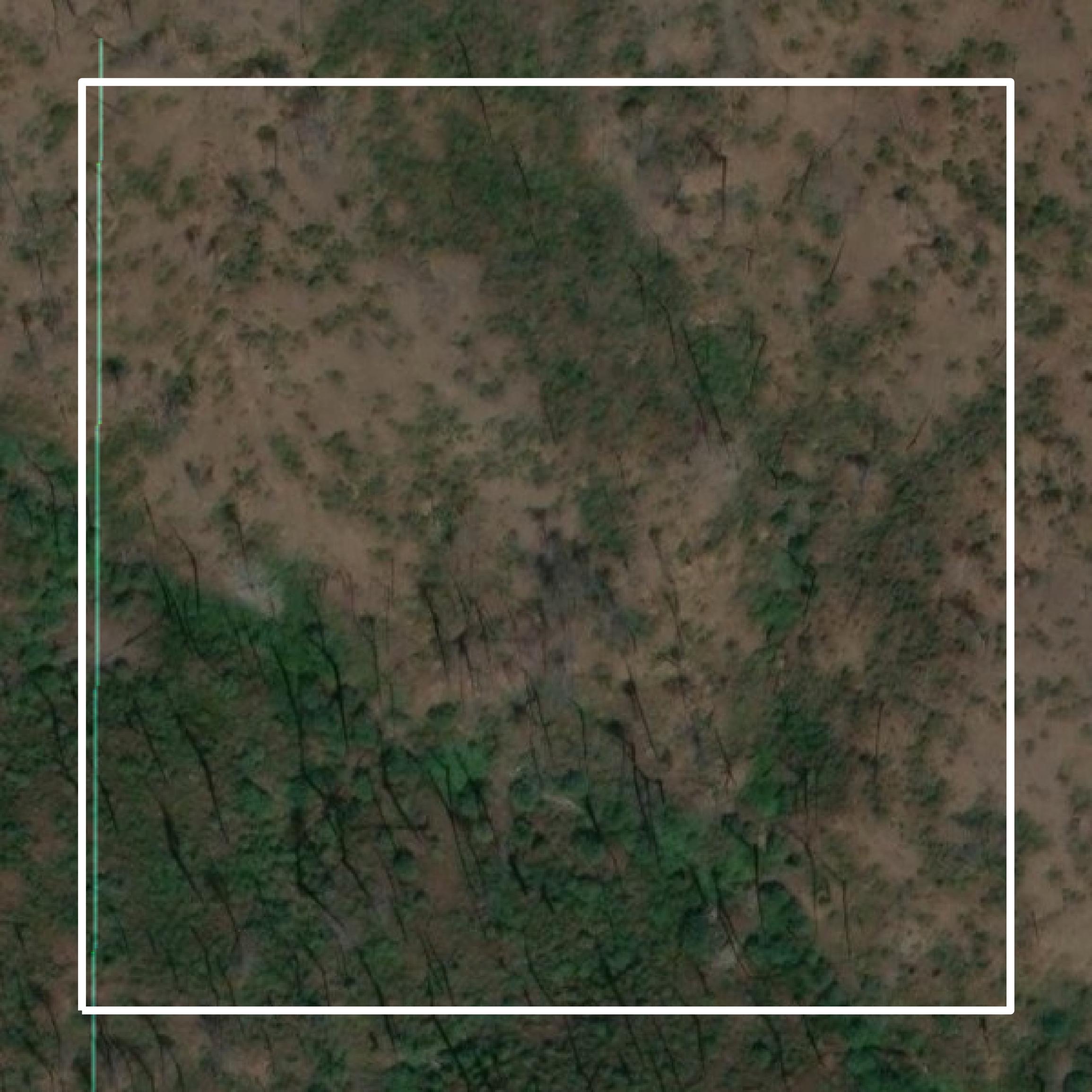 This image shows parcel and building data in Trinity County created using GIS data in Equator.