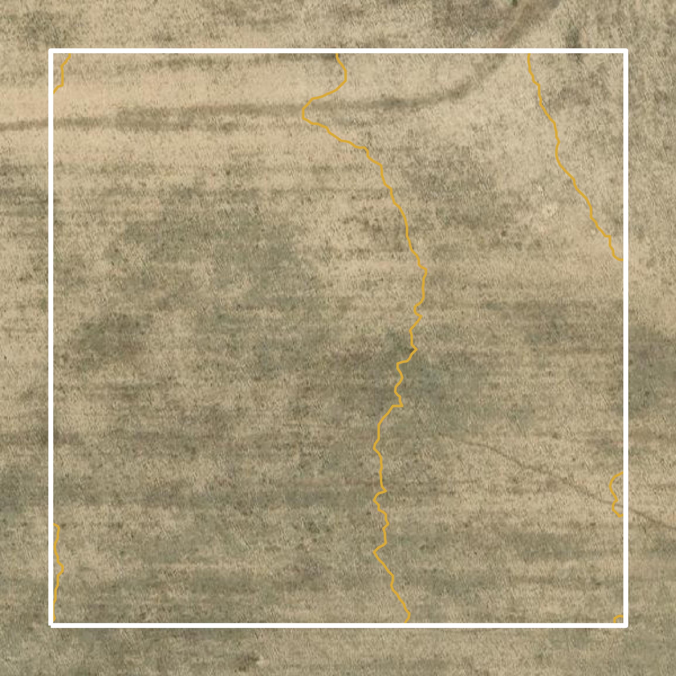 This image shows a contour map in Baca County created using GIS data in Equator.