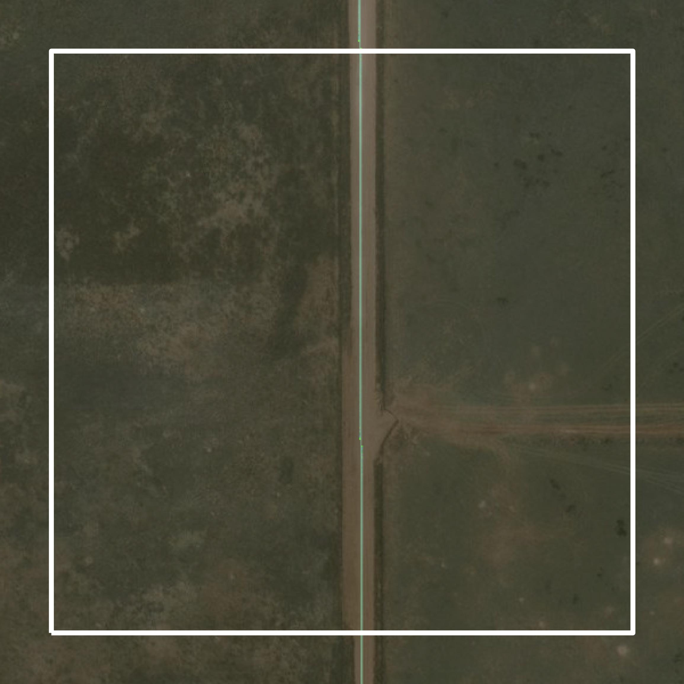 This image shows parcel and building data in Baca County created using GIS data in Equator.