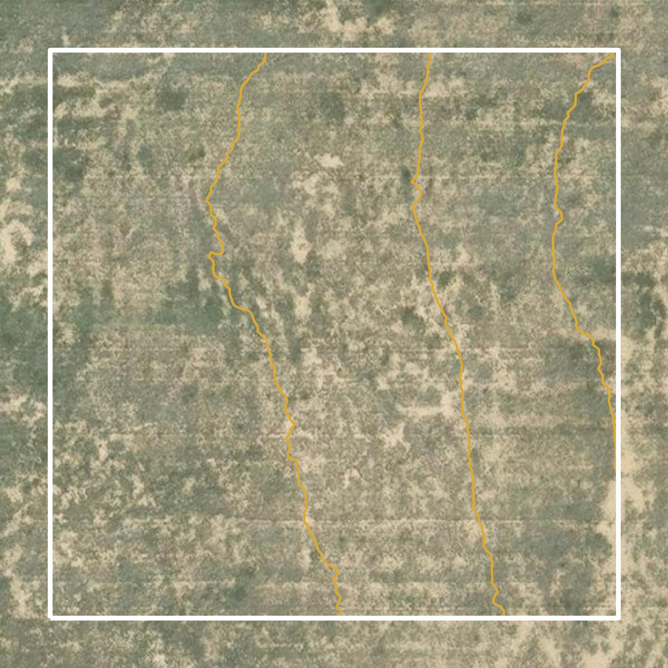 This image shows a contour map in Bent County created using GIS data in Equator.