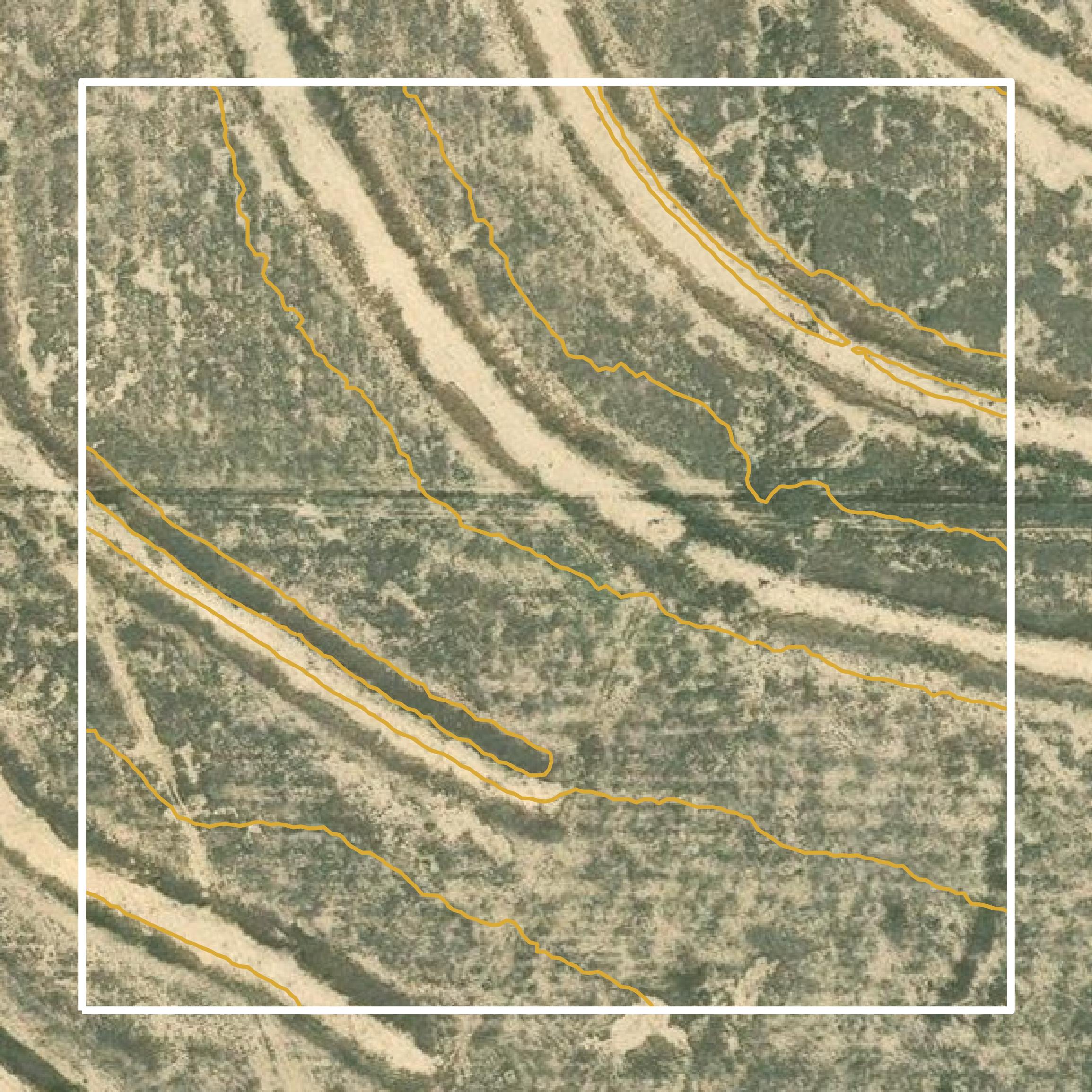 This image shows a contour map in Bent County created using GIS data in Equator.