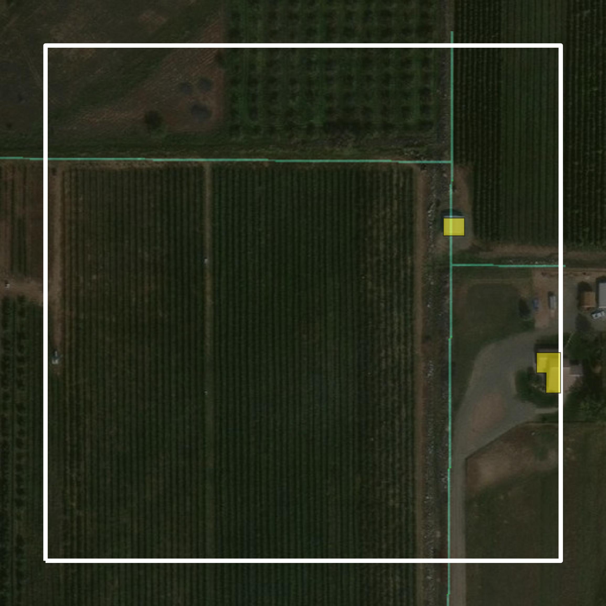 This image shows parcel and building data in Delta County created using GIS data in Equator.