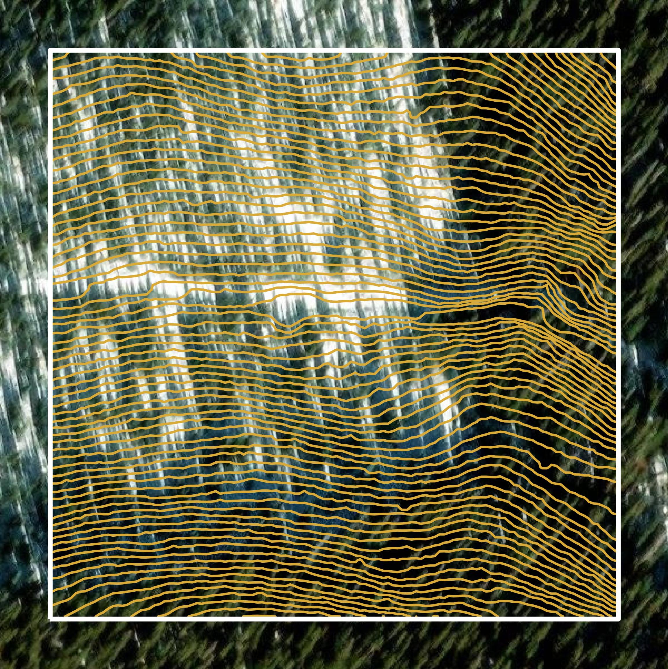 This image shows a contour map in Dolores County created using GIS data in Equator.