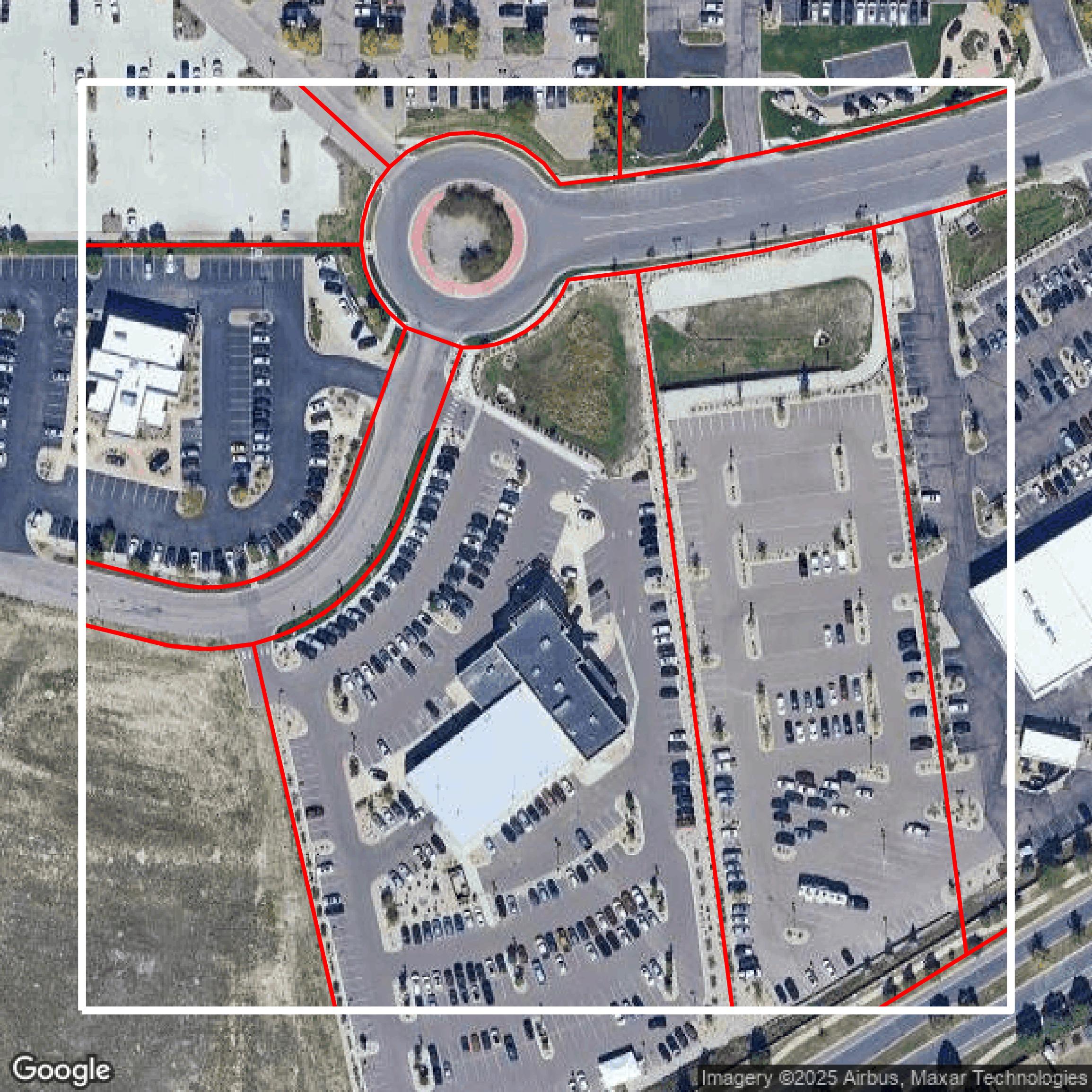 This image shows parcel data in El Paso County created using GIS data in Equator.