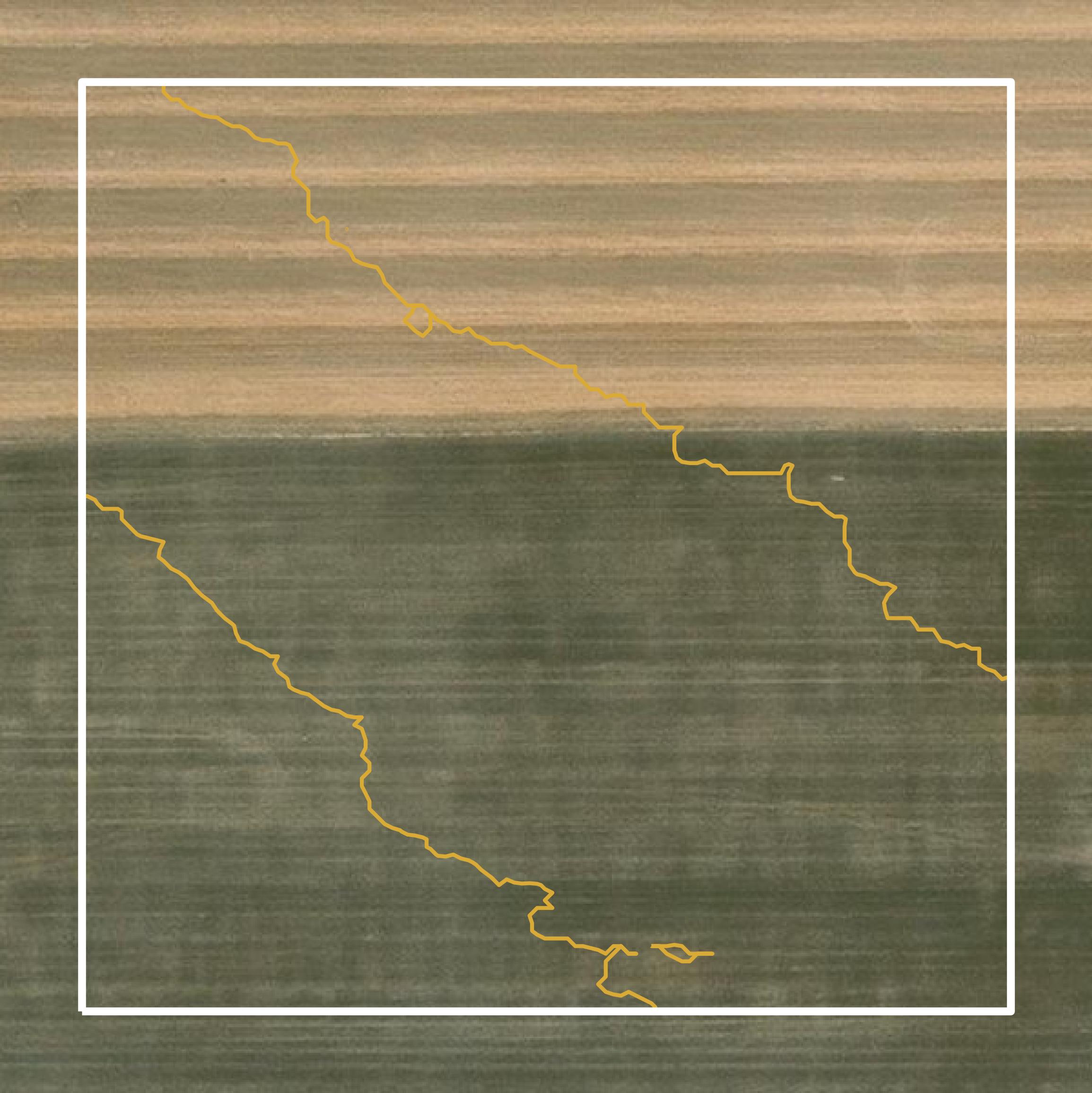 This image shows a contour map in Logan County created using GIS data in Equator.