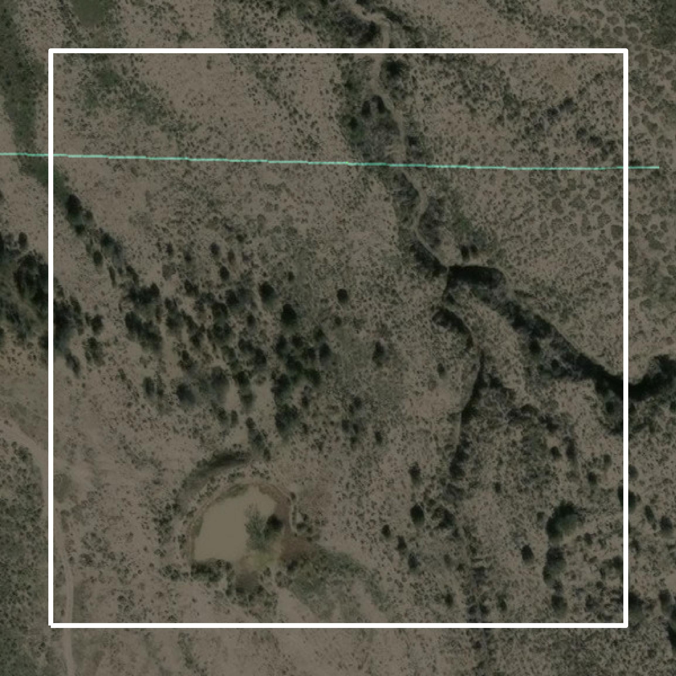 This image shows parcel and building data in Montezuma County created using GIS data in Equator.