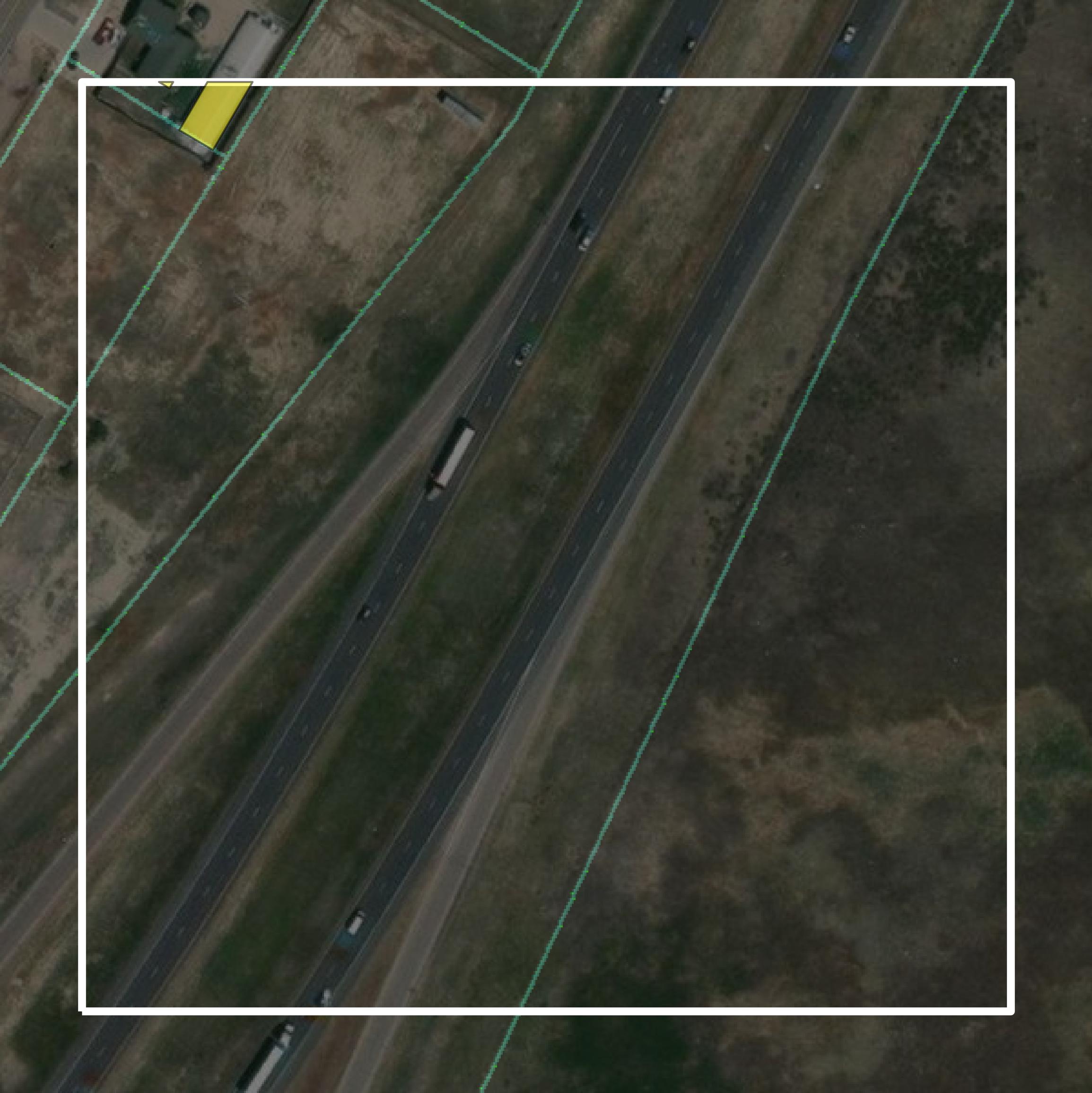 This image shows parcel and building data in Pueblo County created using GIS data in Equator.