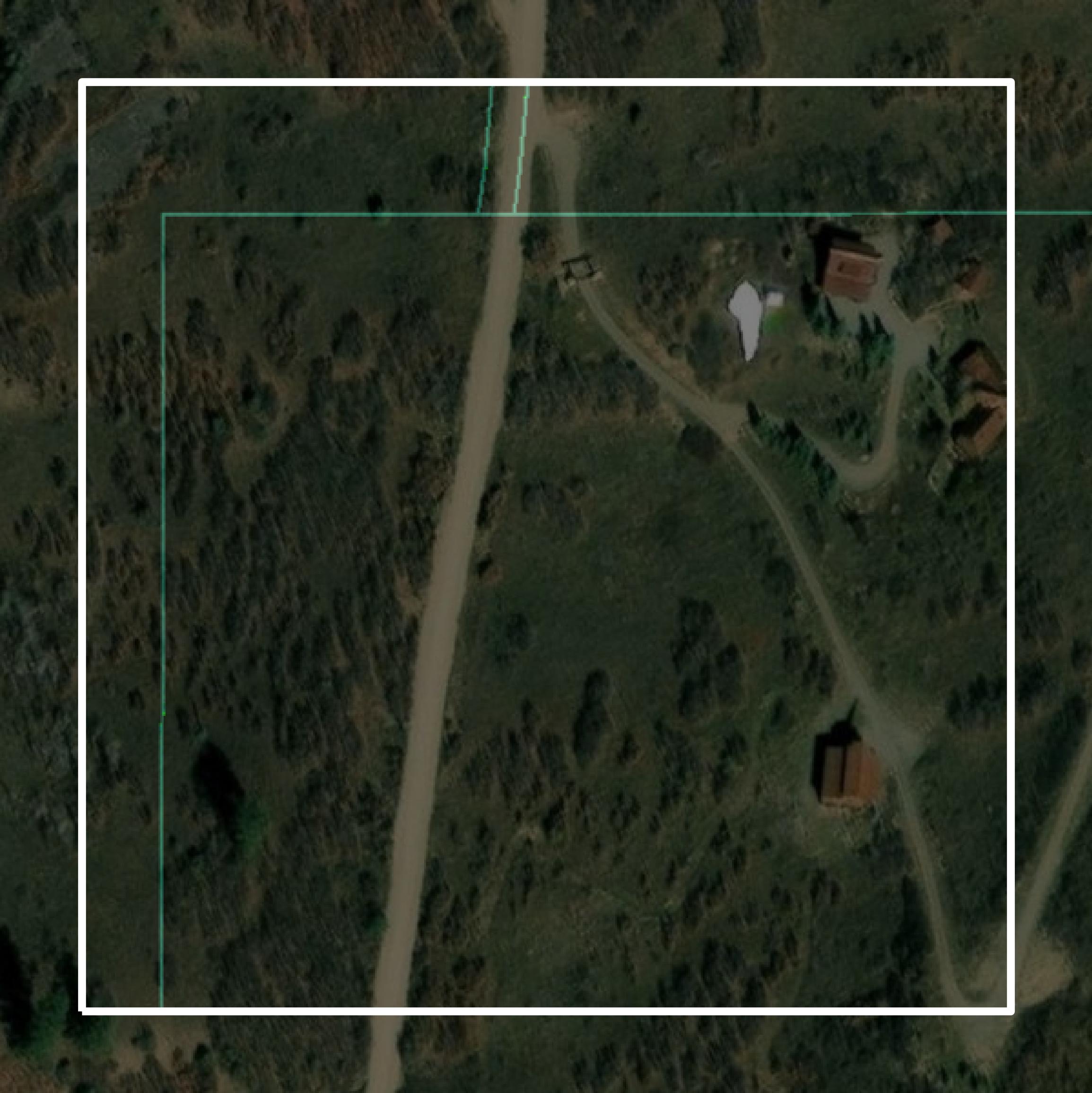 This image shows parcel and building data in San Miguel County created using GIS data in Equator.