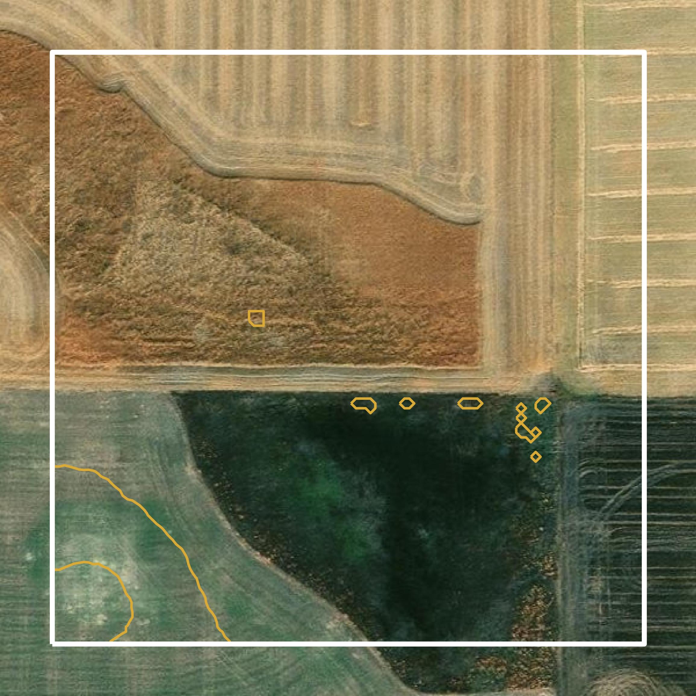 This image shows a contour map in Sedgwick County created using GIS data in Equator.