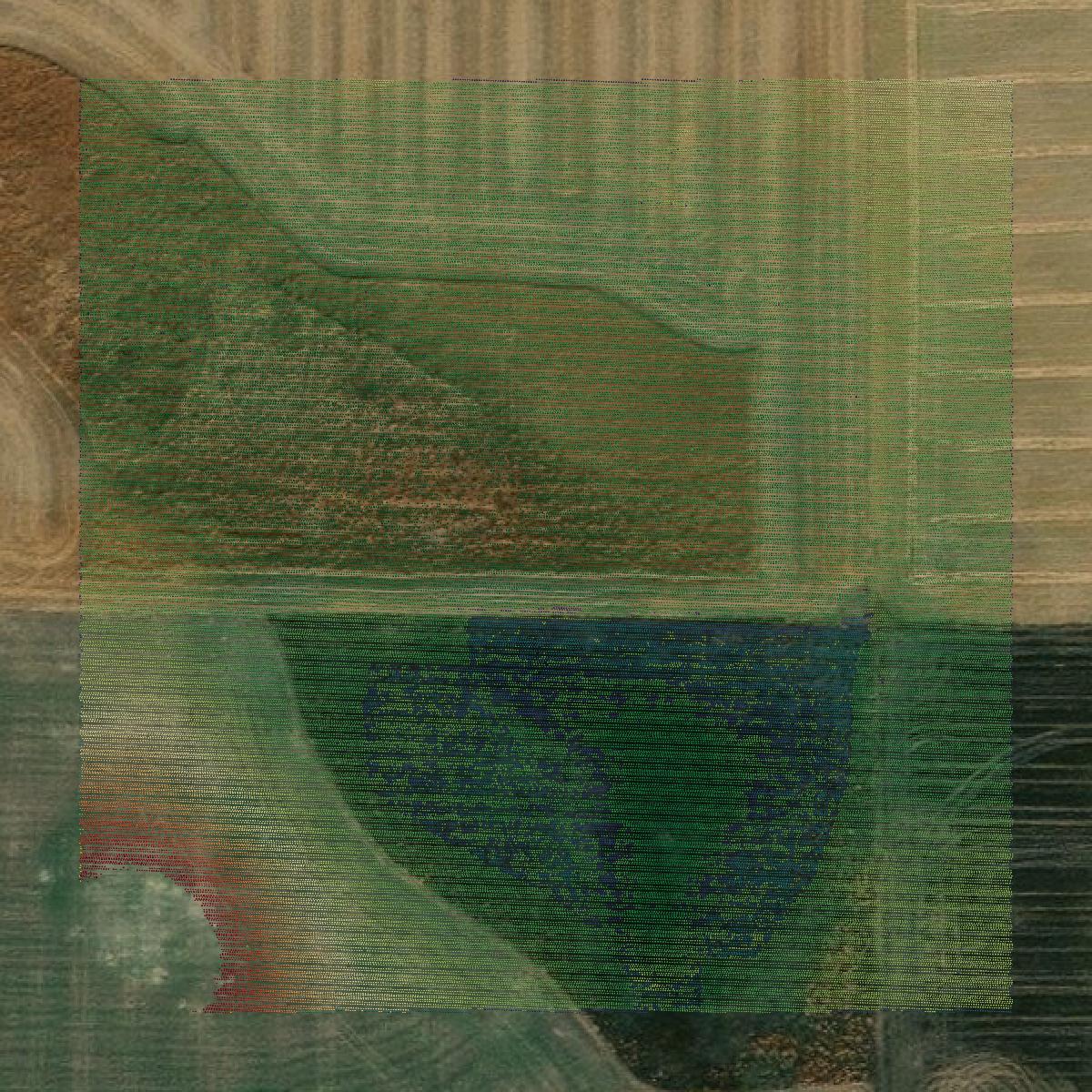 This image shows a LiDAR point cloud in Sedgwick County created using GIS data in Equator.