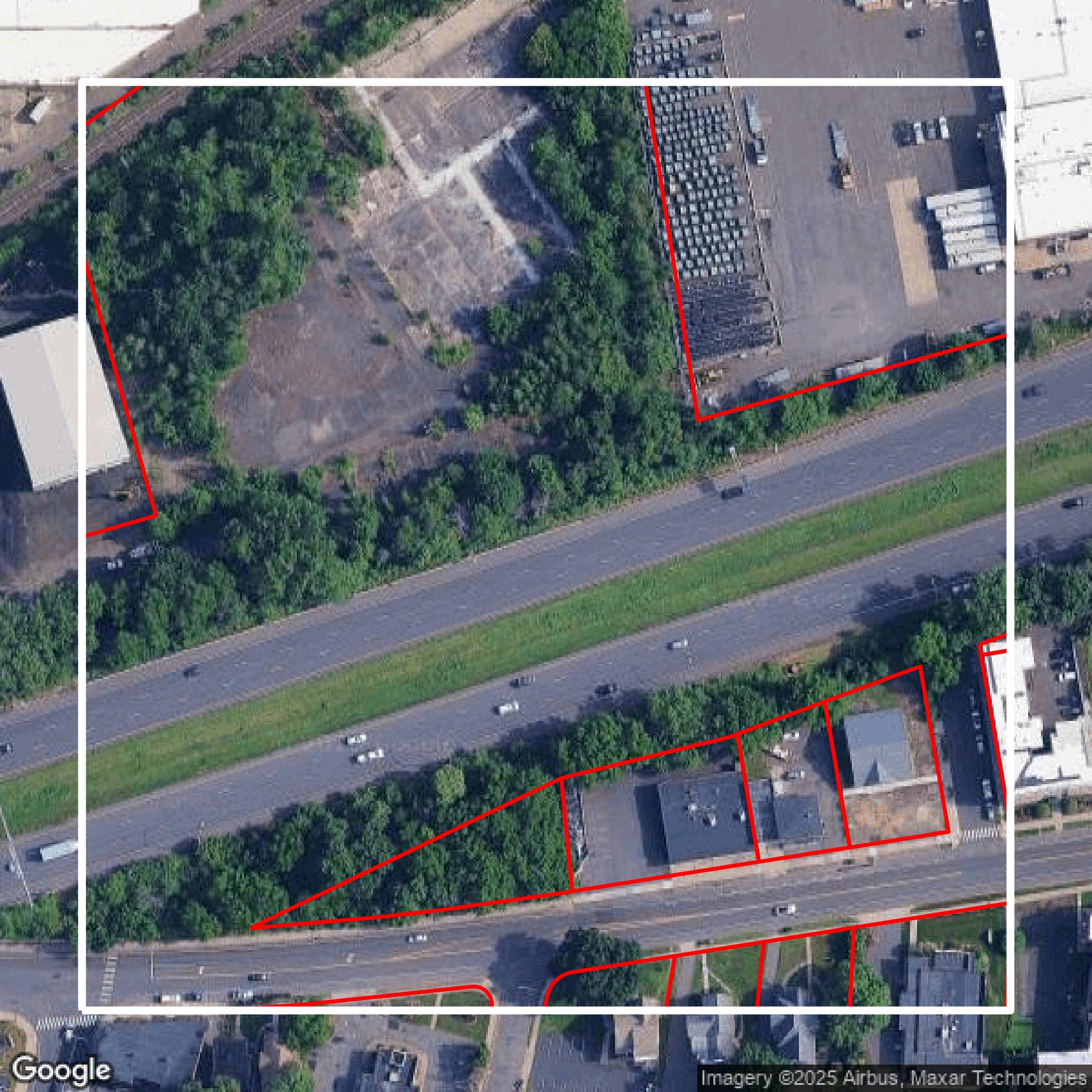 This image shows parcel data in Capitol Planning Region created using GIS data in Equator.