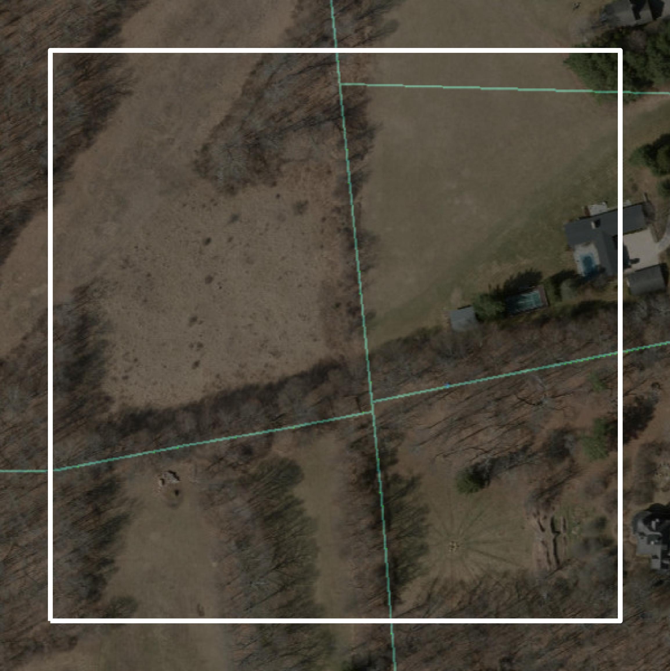 This image shows parcel and building data in Northwest Hills Planning Region created using GIS data in Equator.