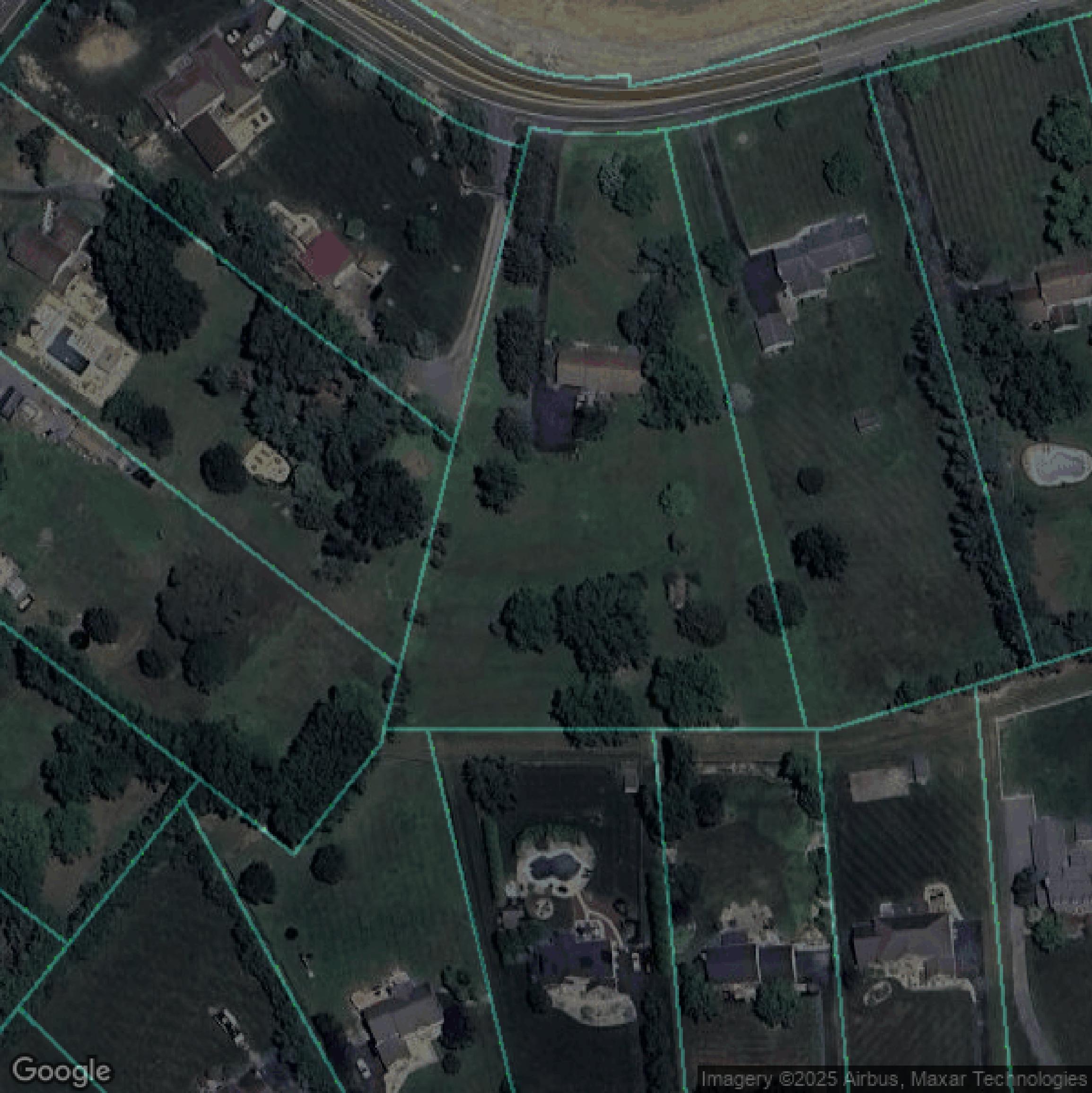 This image shows parcel data in New Castle County created using GIS data in Equator.