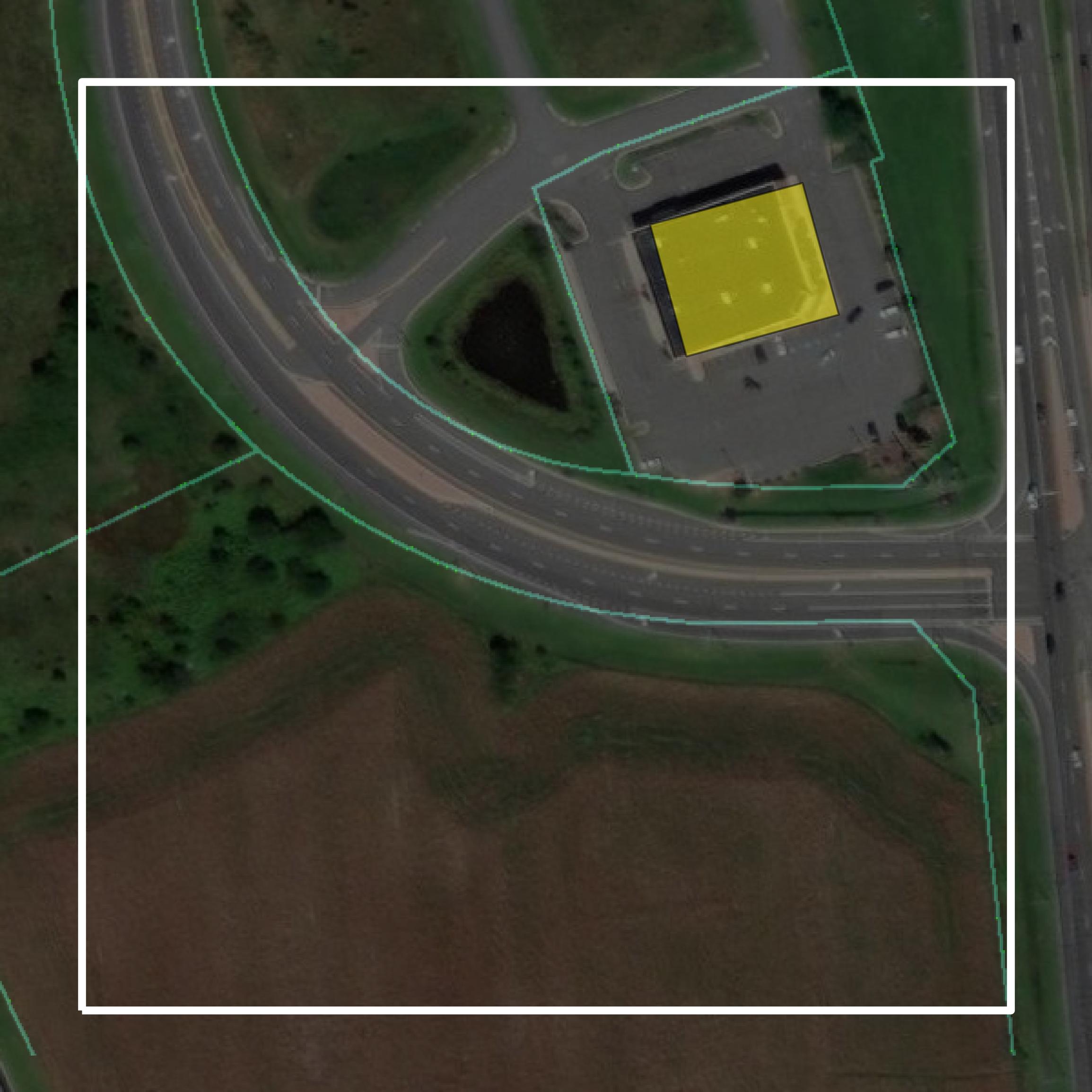 This image shows parcel and building data in Sussex County created using GIS data in Equator.