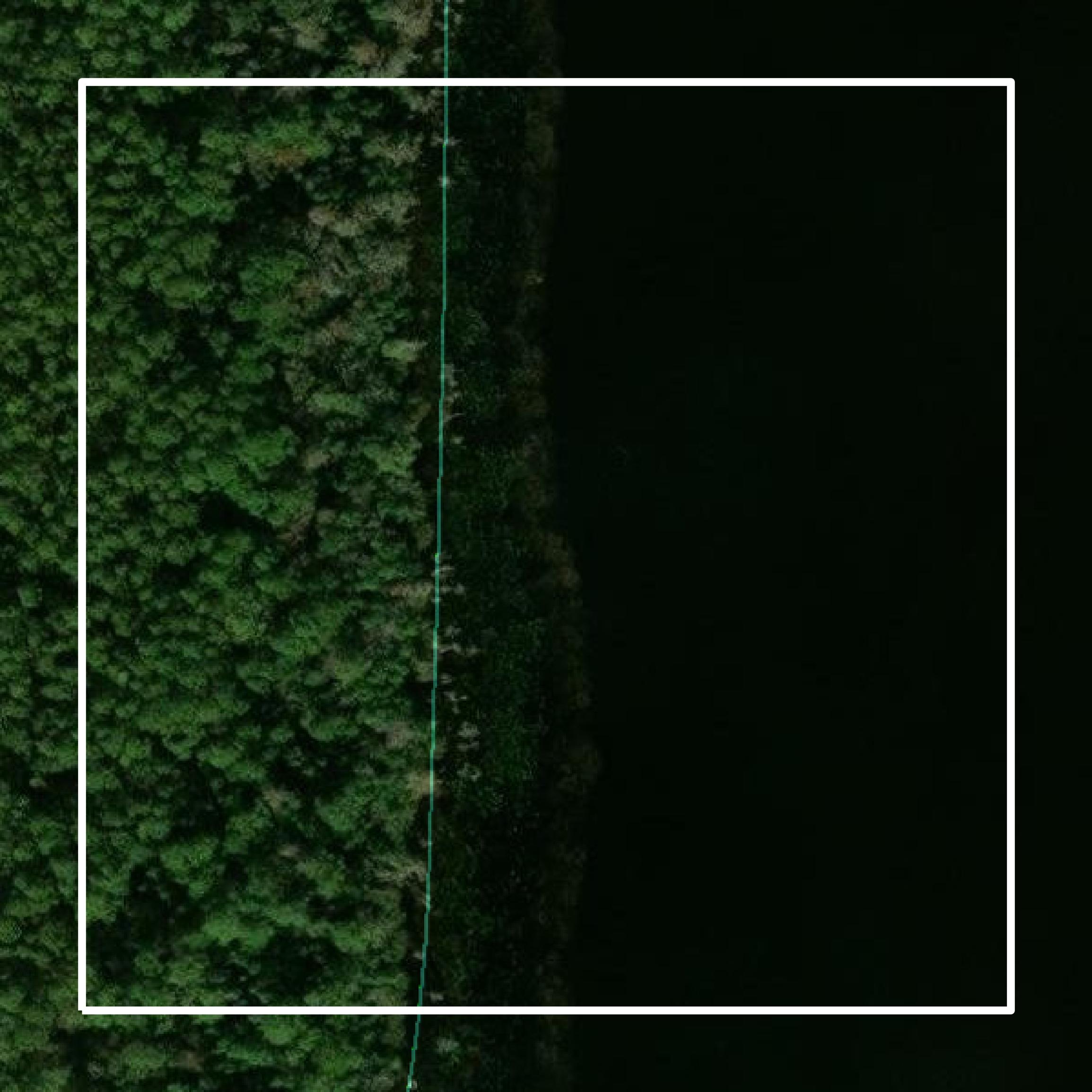 This image shows parcel and building data in Baker County created using GIS data in Equator.