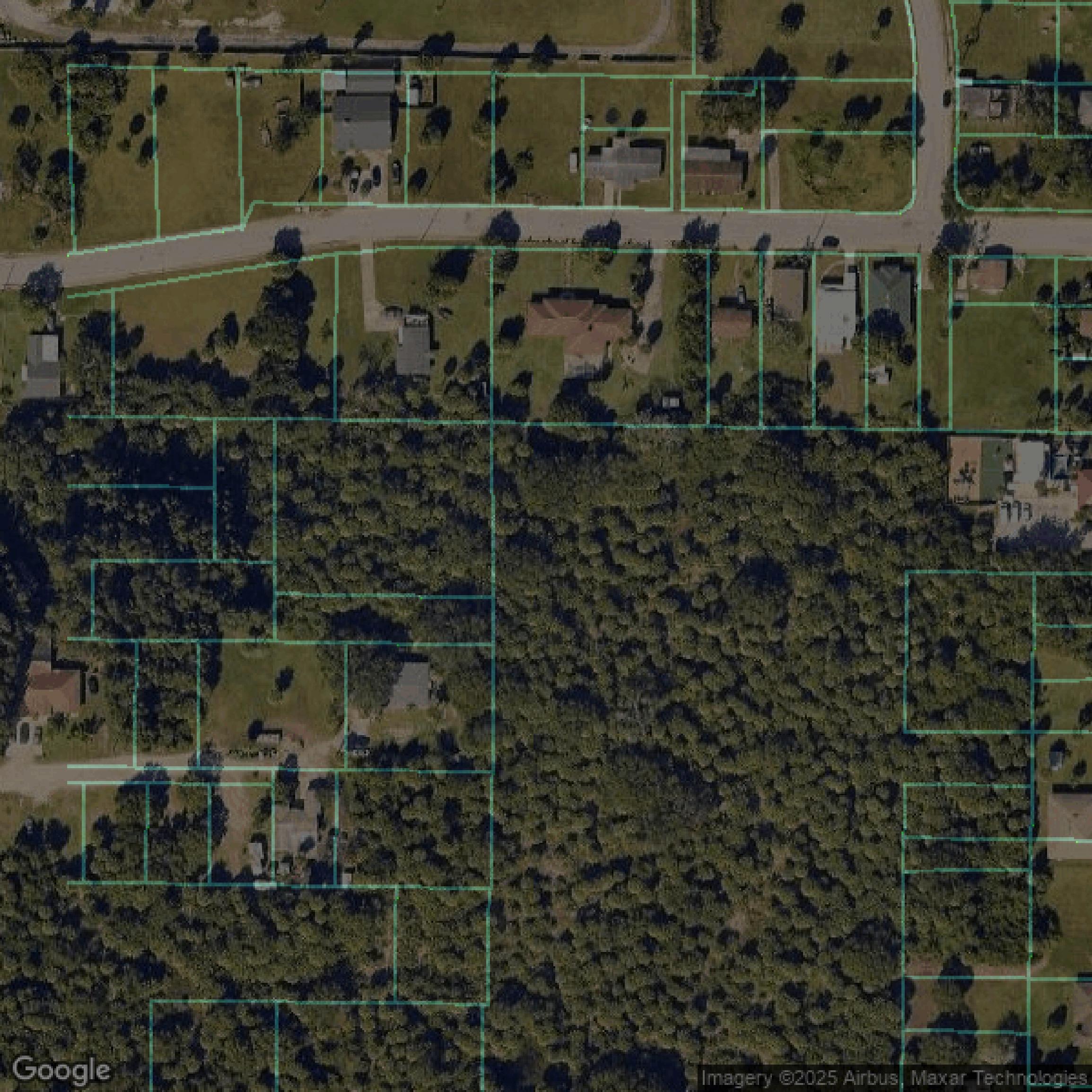 This image shows parcel data in Brevard County created using GIS data in Equator.