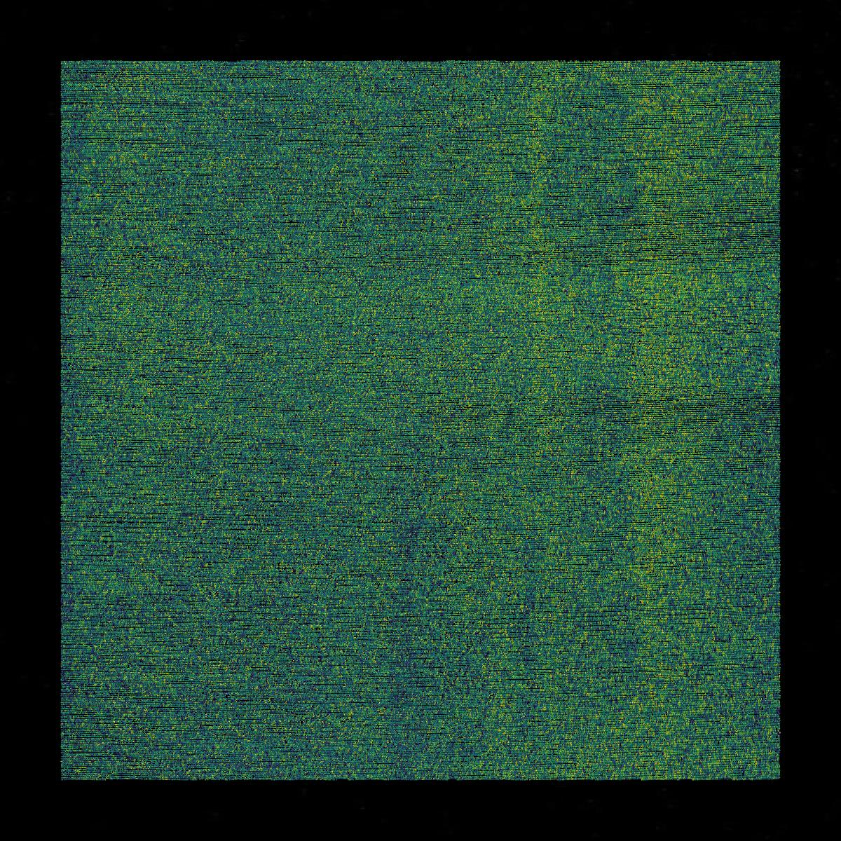 This image shows a LiDAR point cloud in Flagler County created using GIS data in Equator.