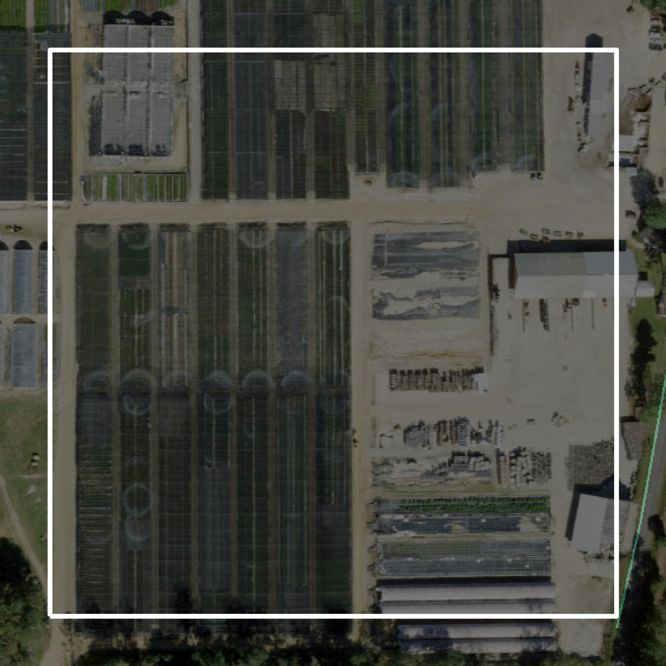 This image shows parcel and building data in Gadsden County created using GIS data in Equator.