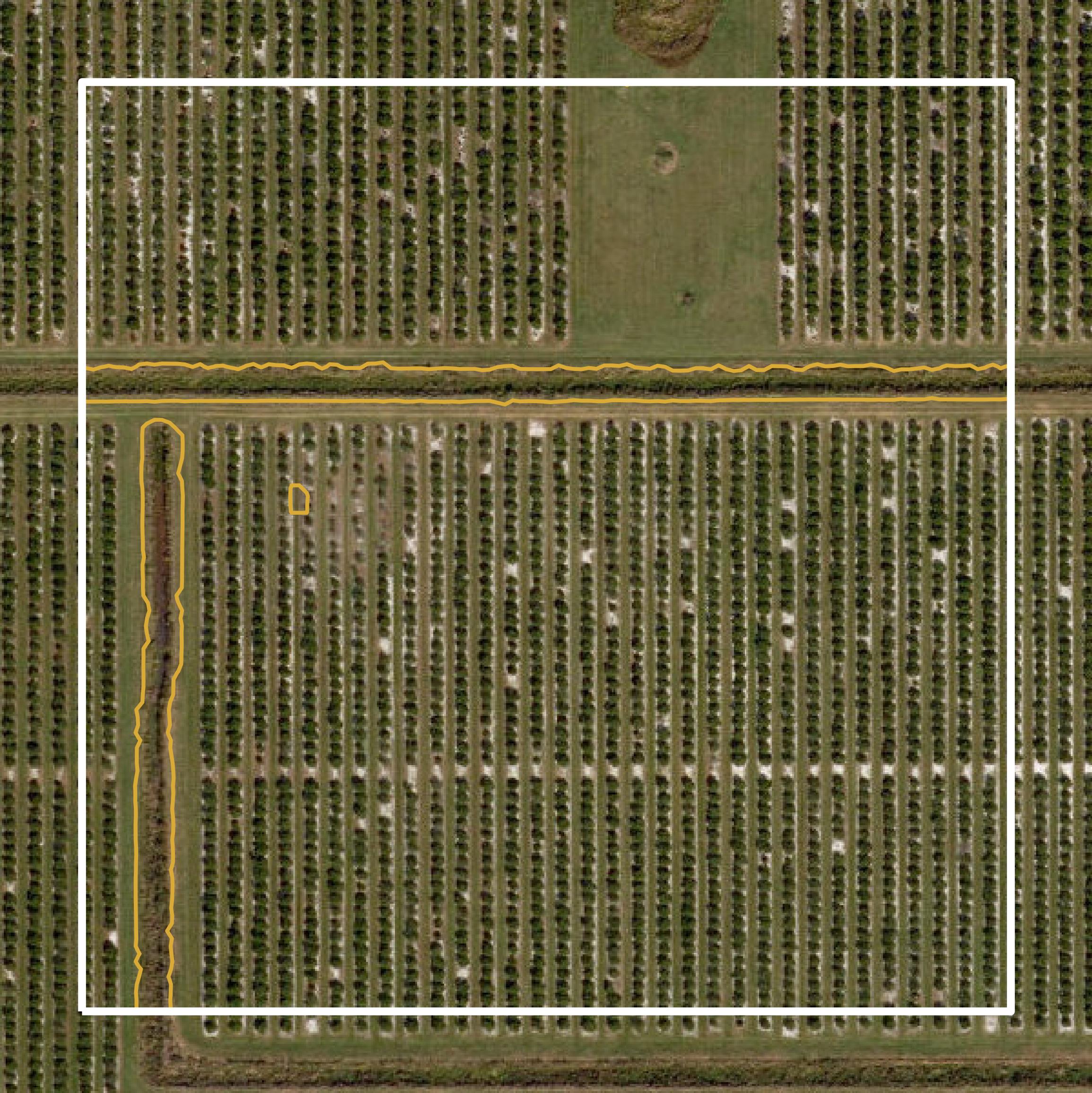 This image shows a contour map in Hardee County created using GIS data in Equator.
