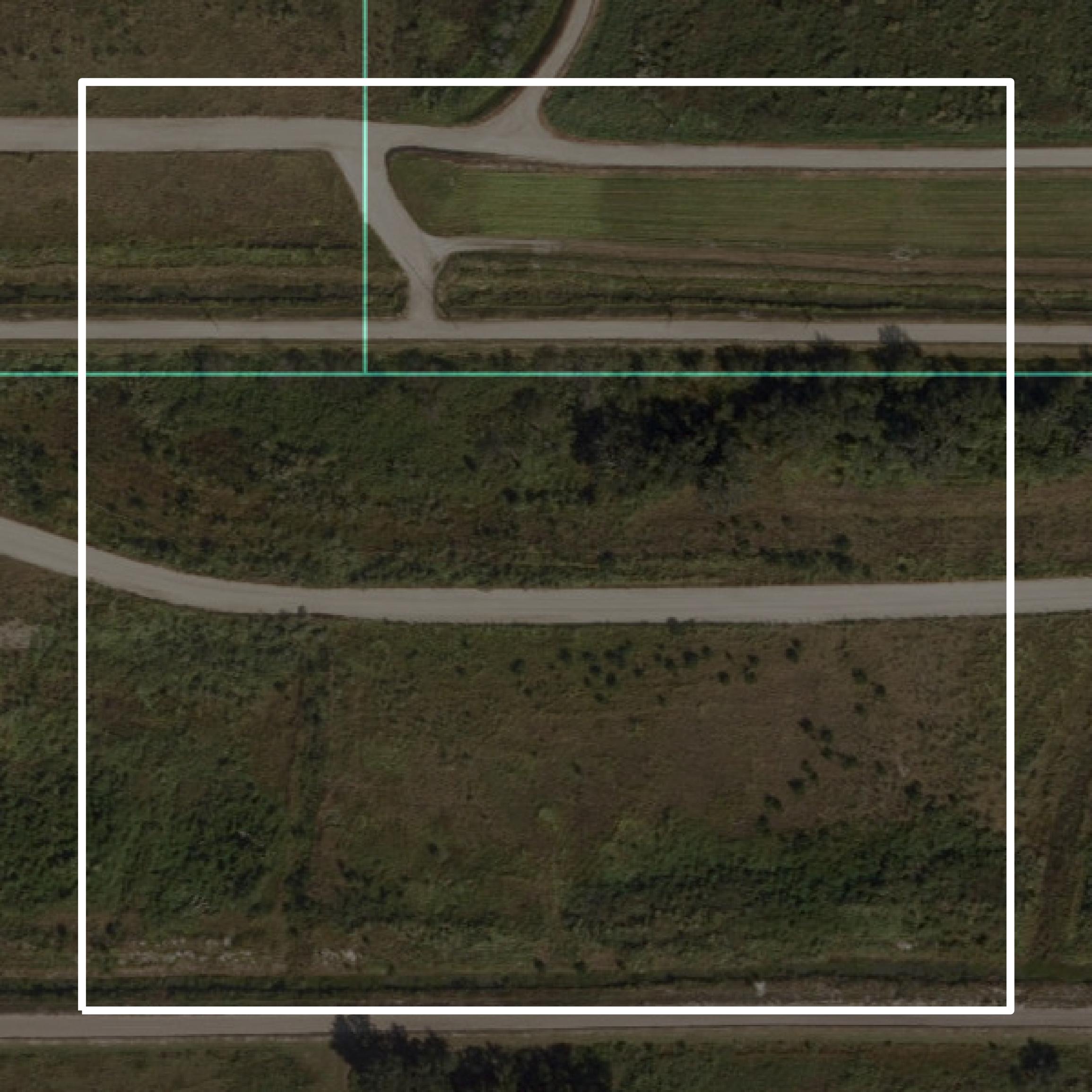 This image shows parcel and building data in Hardee County created using GIS data in Equator.