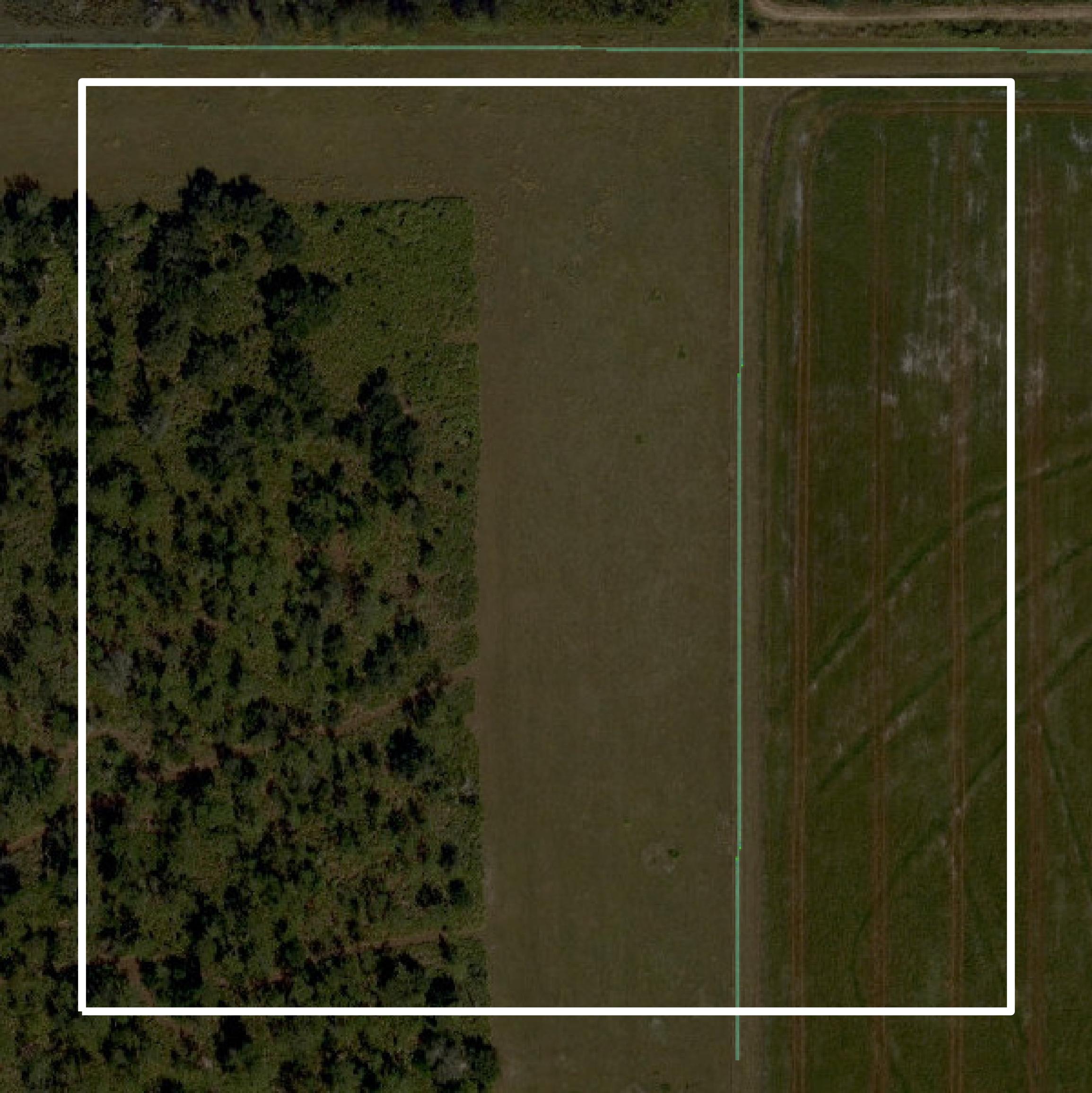 This image shows parcel and building data in Hardee County created using GIS data in Equator.