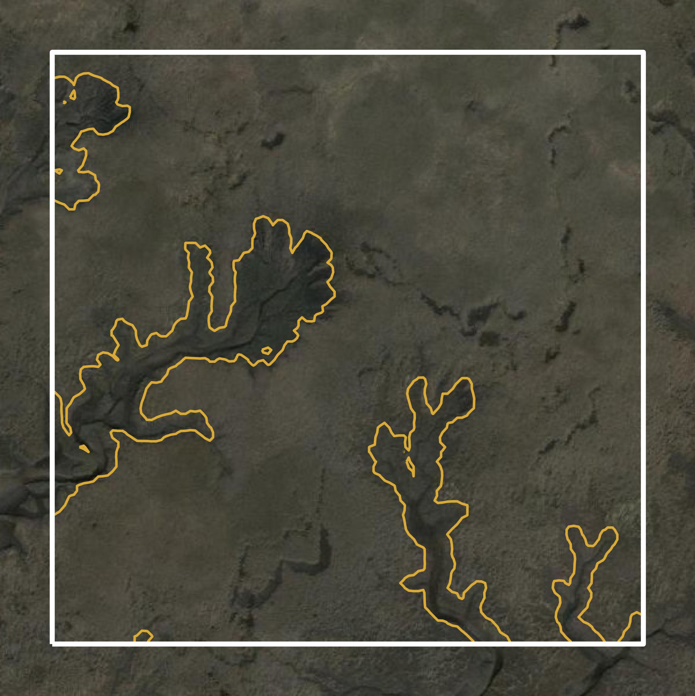 This image shows a contour map in Jefferson County created using GIS data in Equator.
