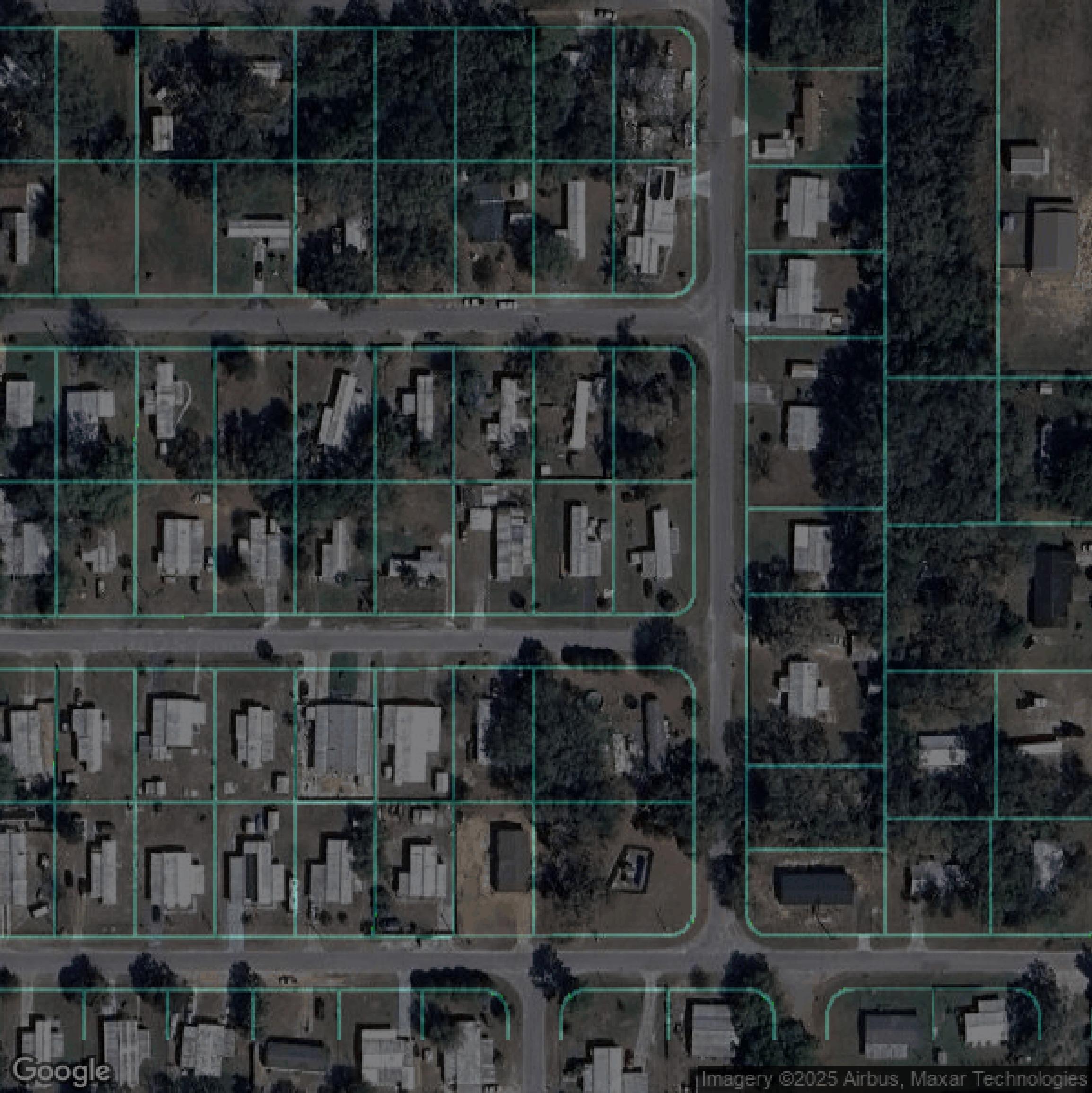 This image shows parcel data in Marion County created using GIS data in Equator.