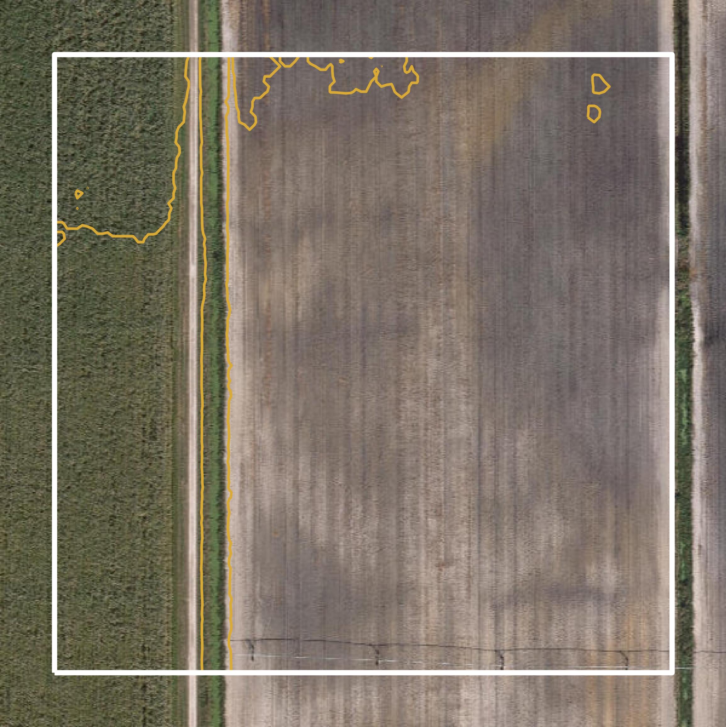 This image shows a contour map in Martin County created using GIS data in Equator.