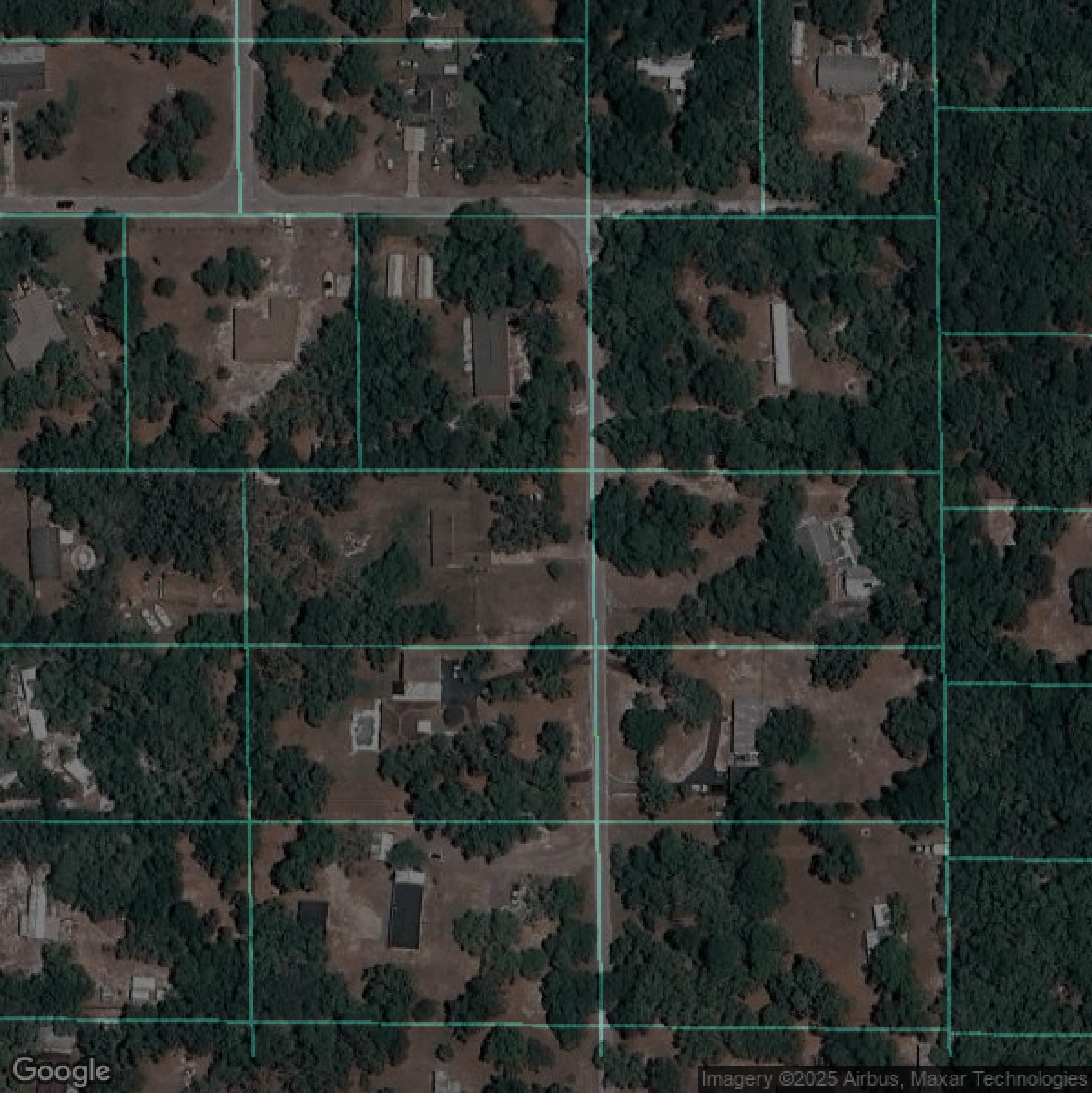 This image shows parcel data in Pasco County created using GIS data in Equator.