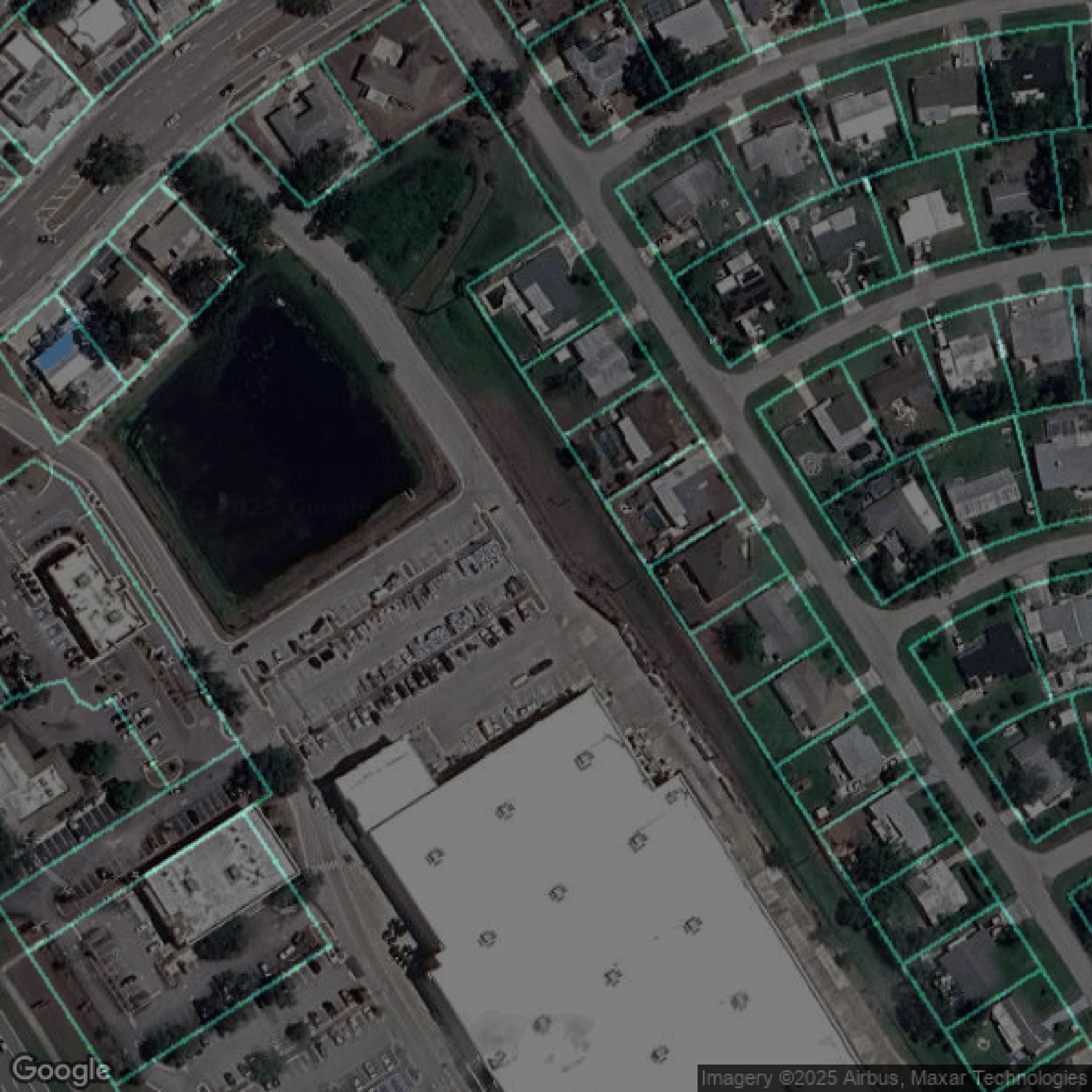 This image shows parcel data in Sarasota County created using GIS data in Equator.