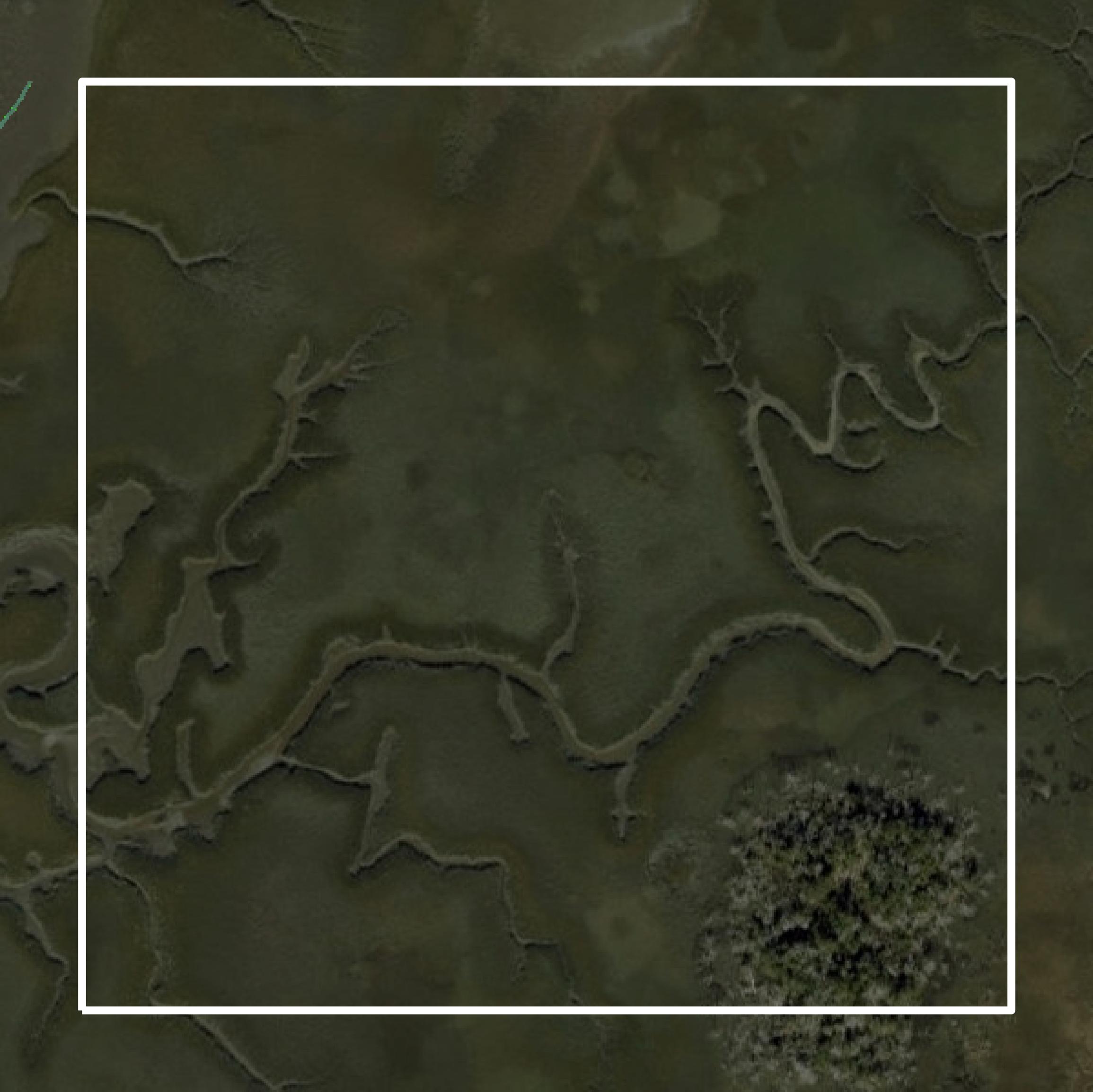 This image shows parcel and building data in St. Johns County created using GIS data in Equator.