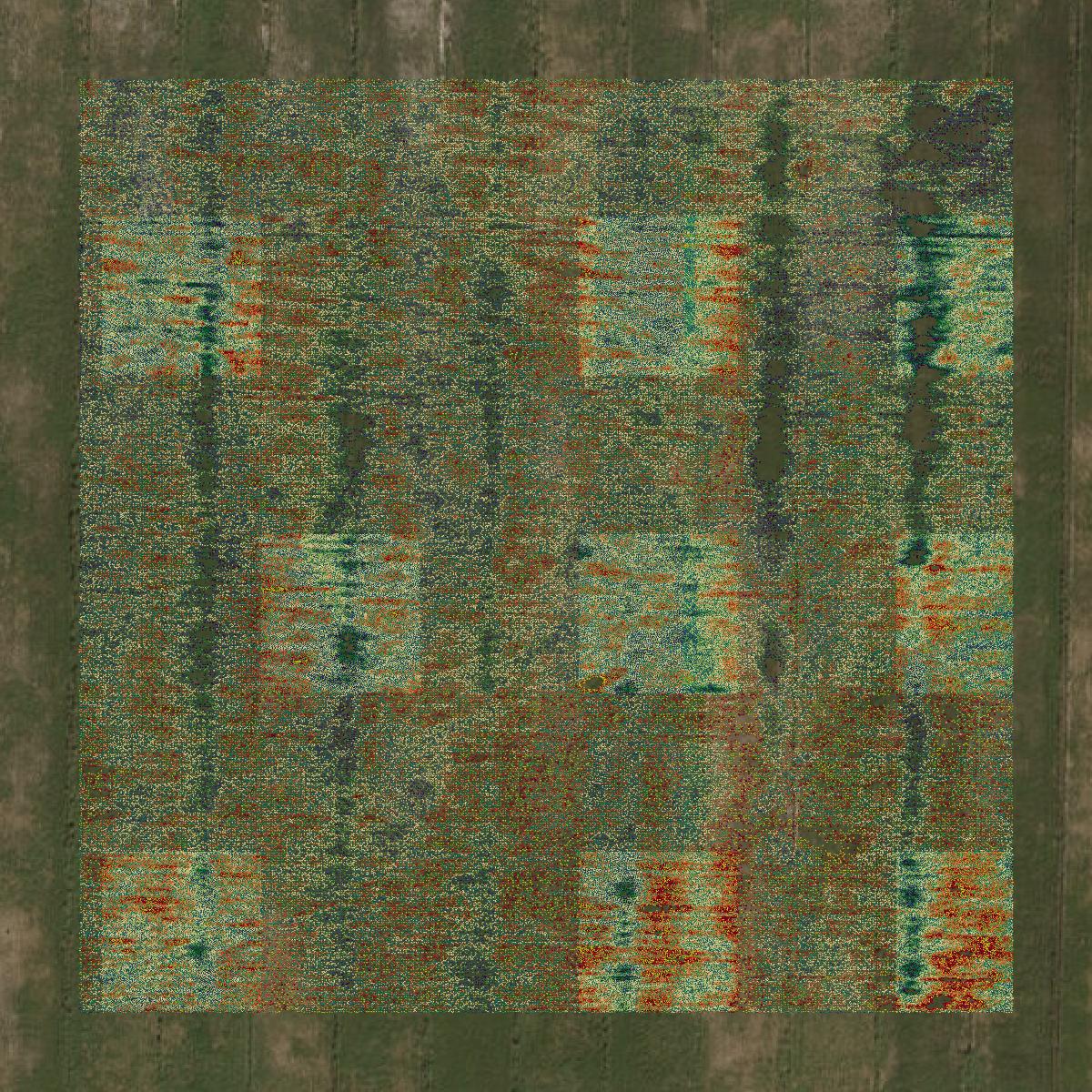 This image shows a LiDAR point cloud in St. Lucie County created using GIS data in Equator.