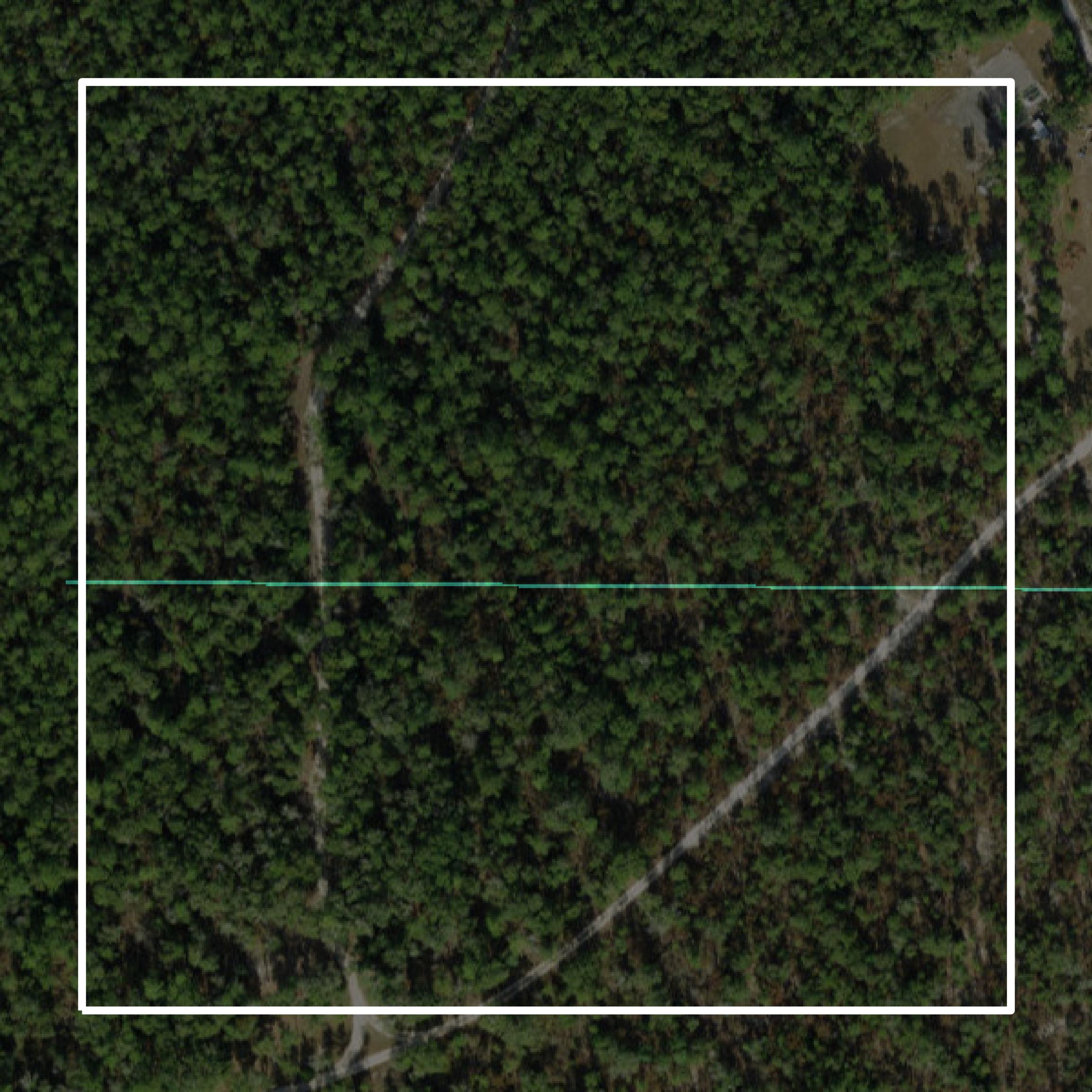 This image shows parcel and building data in Wakulla County created using GIS data in Equator.