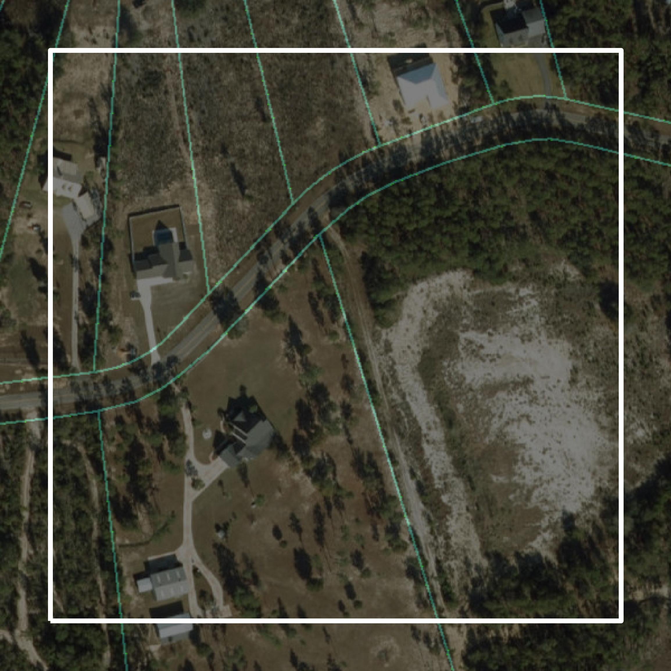 This image shows parcel and building data in Washington County created using GIS data in Equator.